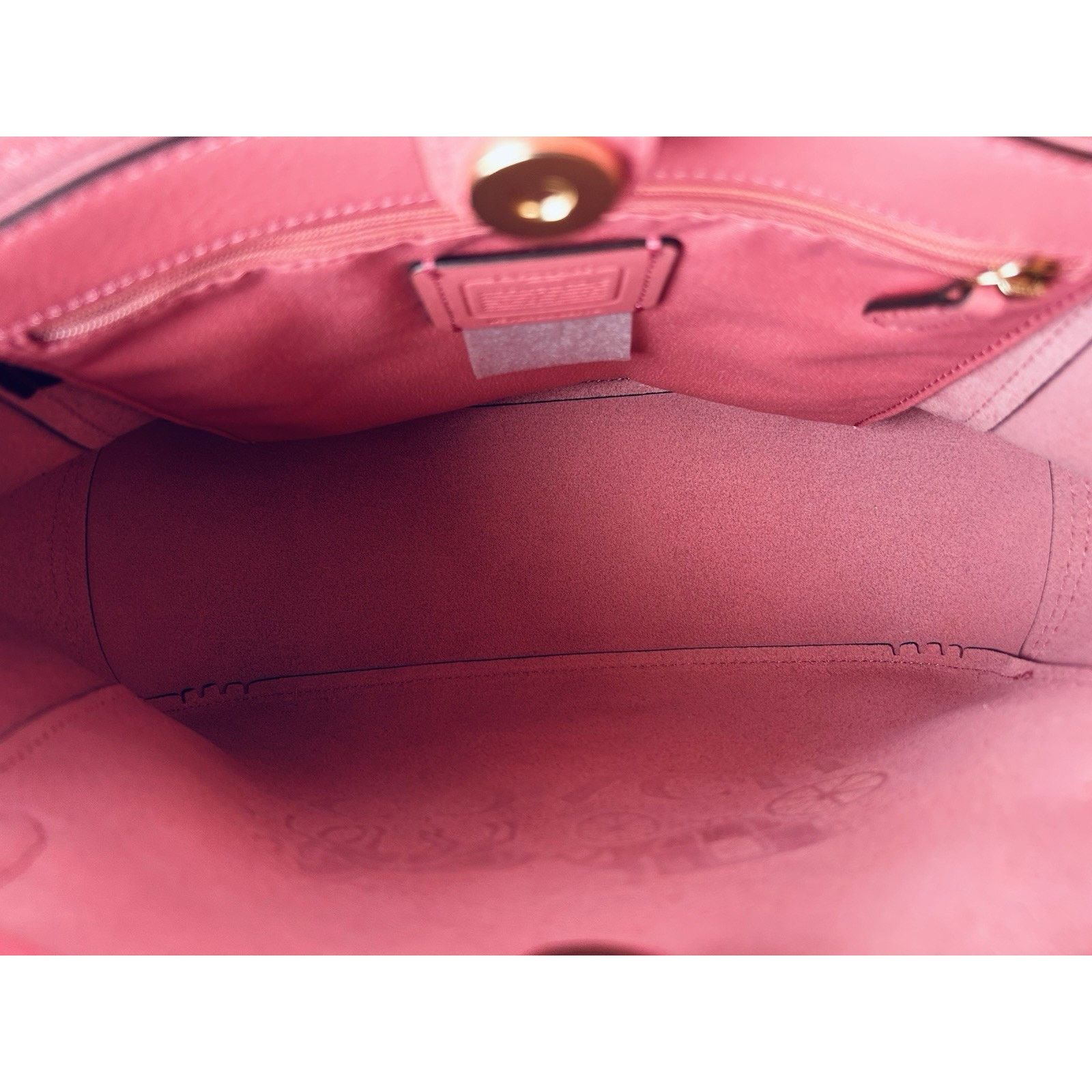 Coach Coach Leather Tote 27 Pink Blush C5775 Carriage Colorblock Size ONE SIZE - 20 Thumbnail