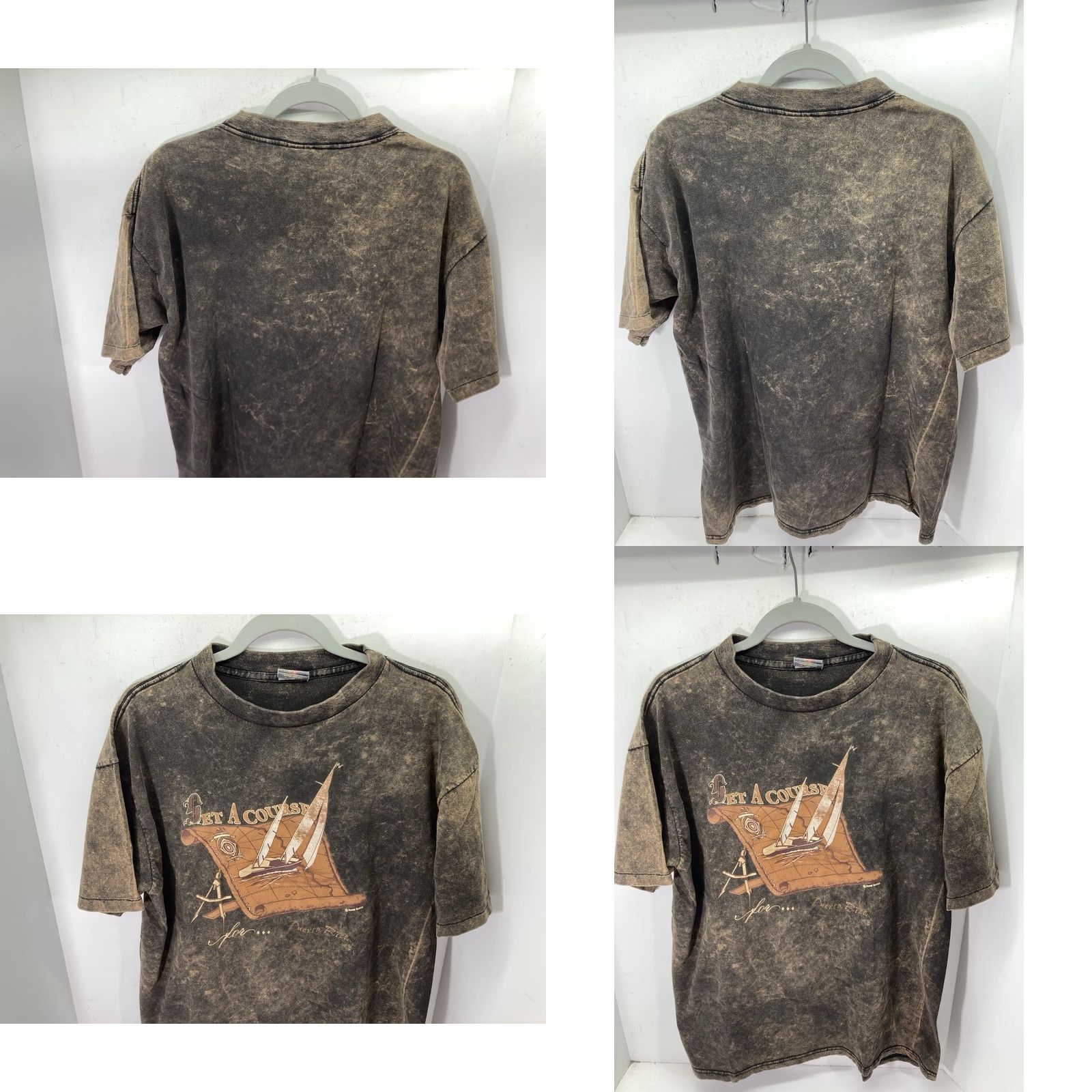 Vintage VINTAGE Puerto Rico Shirt TShirt Men M Brown Short Sleeve Stitch USA Mens Size US M / EU 48-50 / 2 - 9 Thumbnail