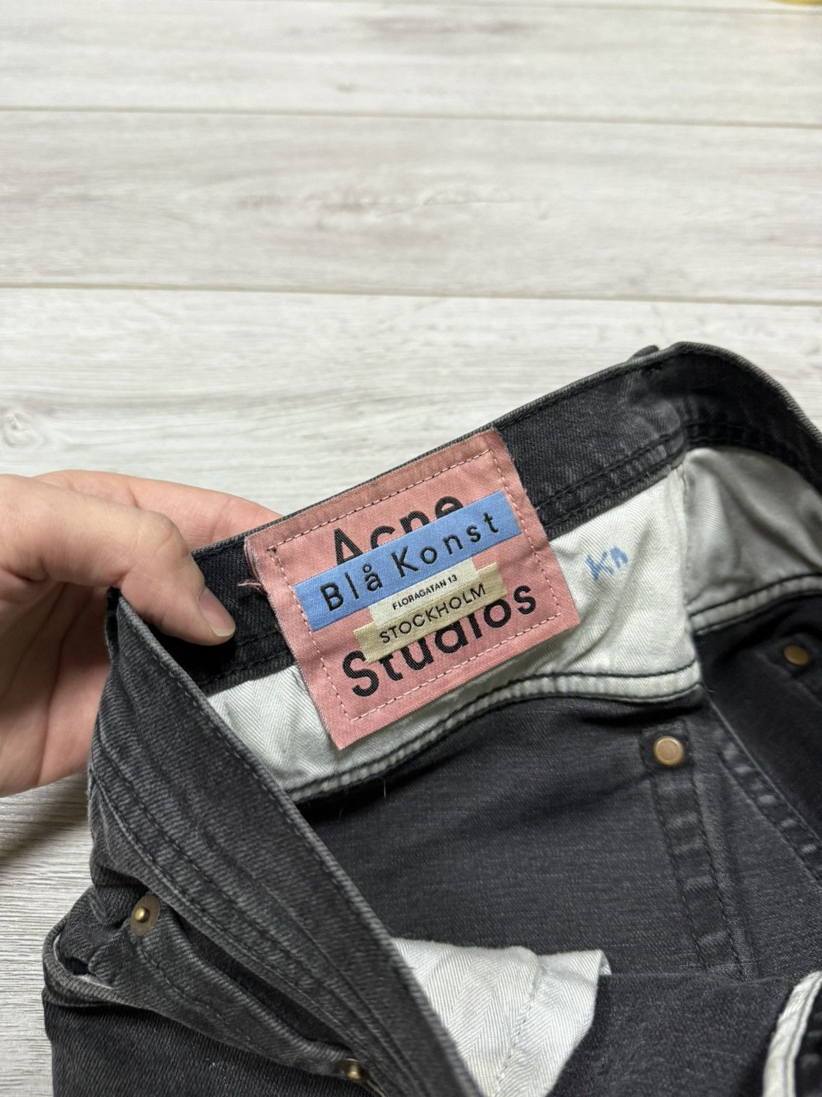Acne Studios Acne Studios Bla Konst Stockholm vintage slim denim jeans Size US 32 / EU 48 - 5 Thumbnail