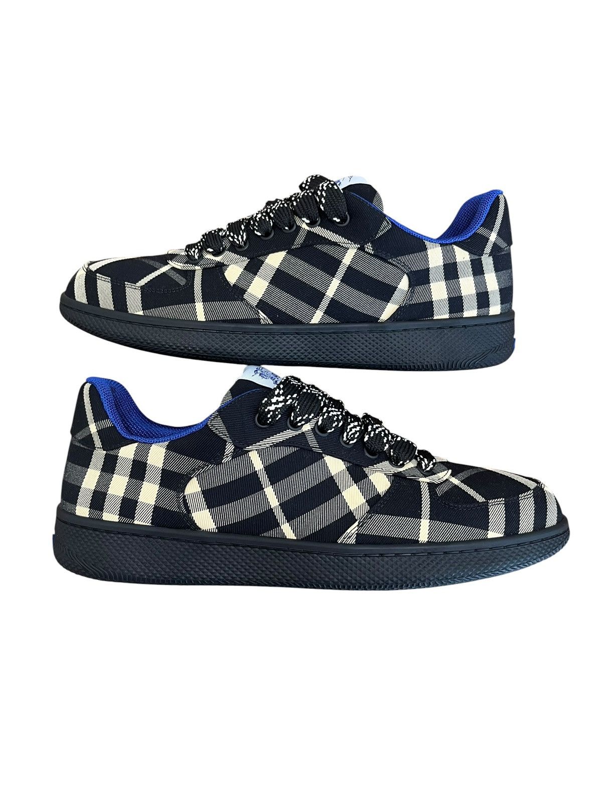 Burberry Burberry Terrace Check Canvas Sneakers Size US 10 / EU 43 - 2 Thumbnail