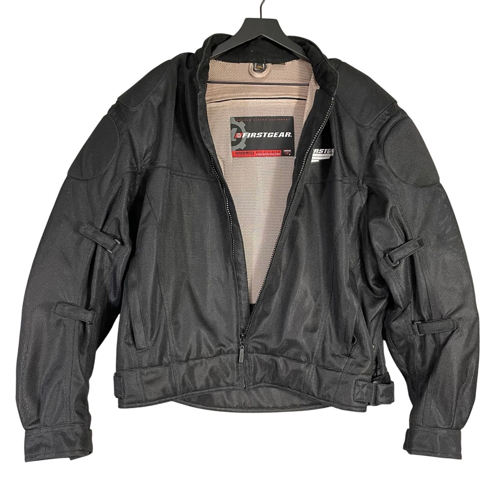 FirstGear FirstGear Men's 2XL Black Mesh Motorcycle Jacket Size US XXL / EU 58 / 5 - 1 Thumbnail