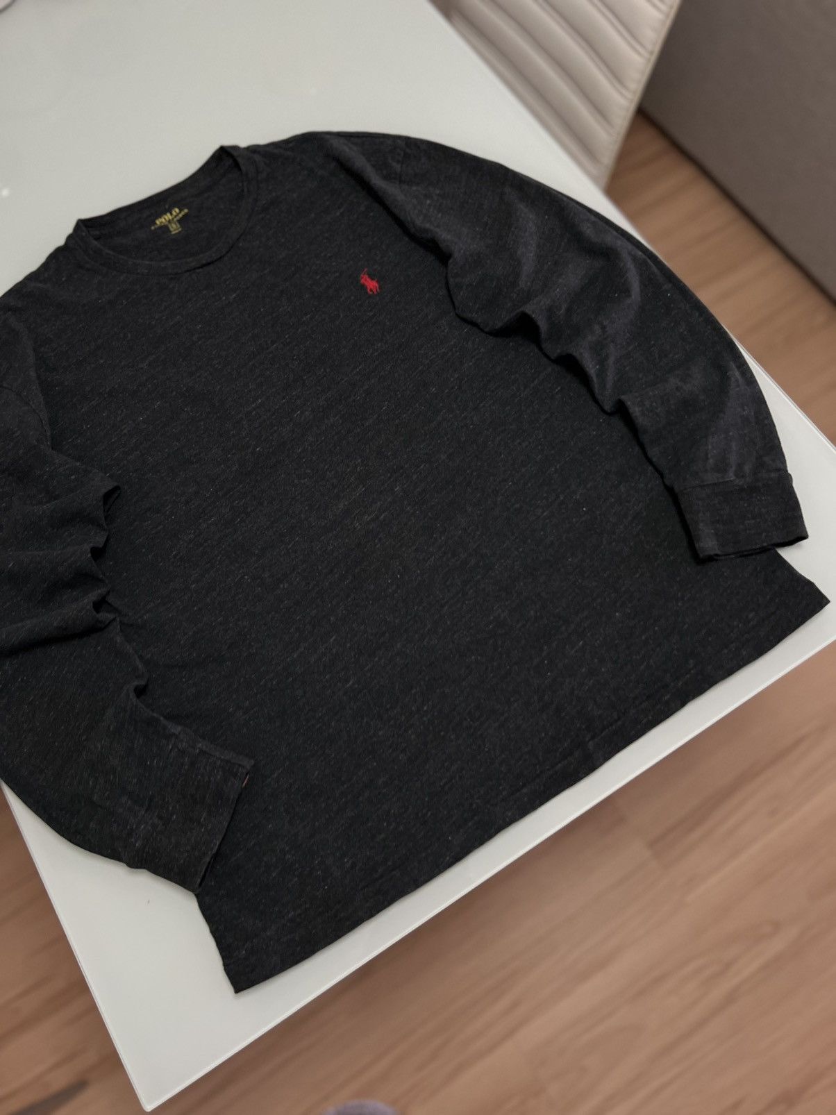 Polo Ralph Lauren Vintage Polo Ralph Lauren Long Sleeve Dark Grey Size US S / EU 44-46 / 1 - 4 Thumbnail