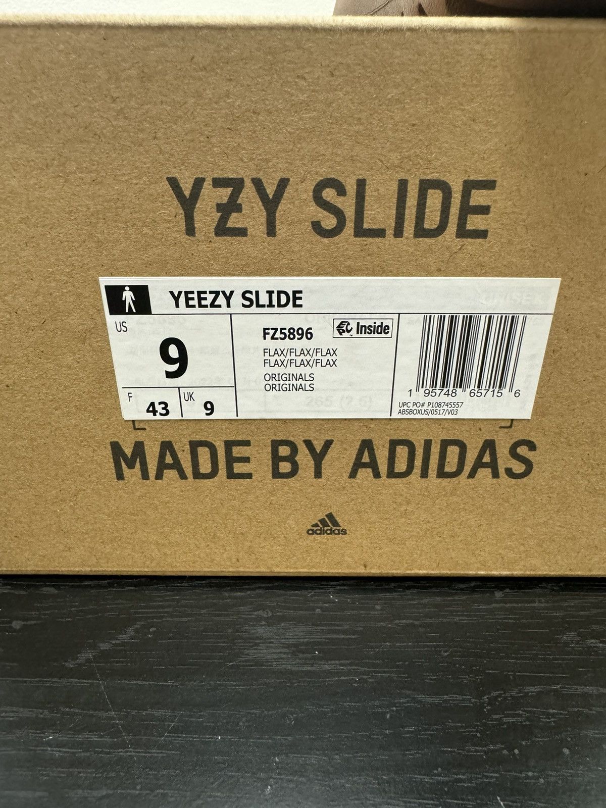 Yeezy Yeezy slide flax Size US 9 / EU 42 - 7 Thumbnail