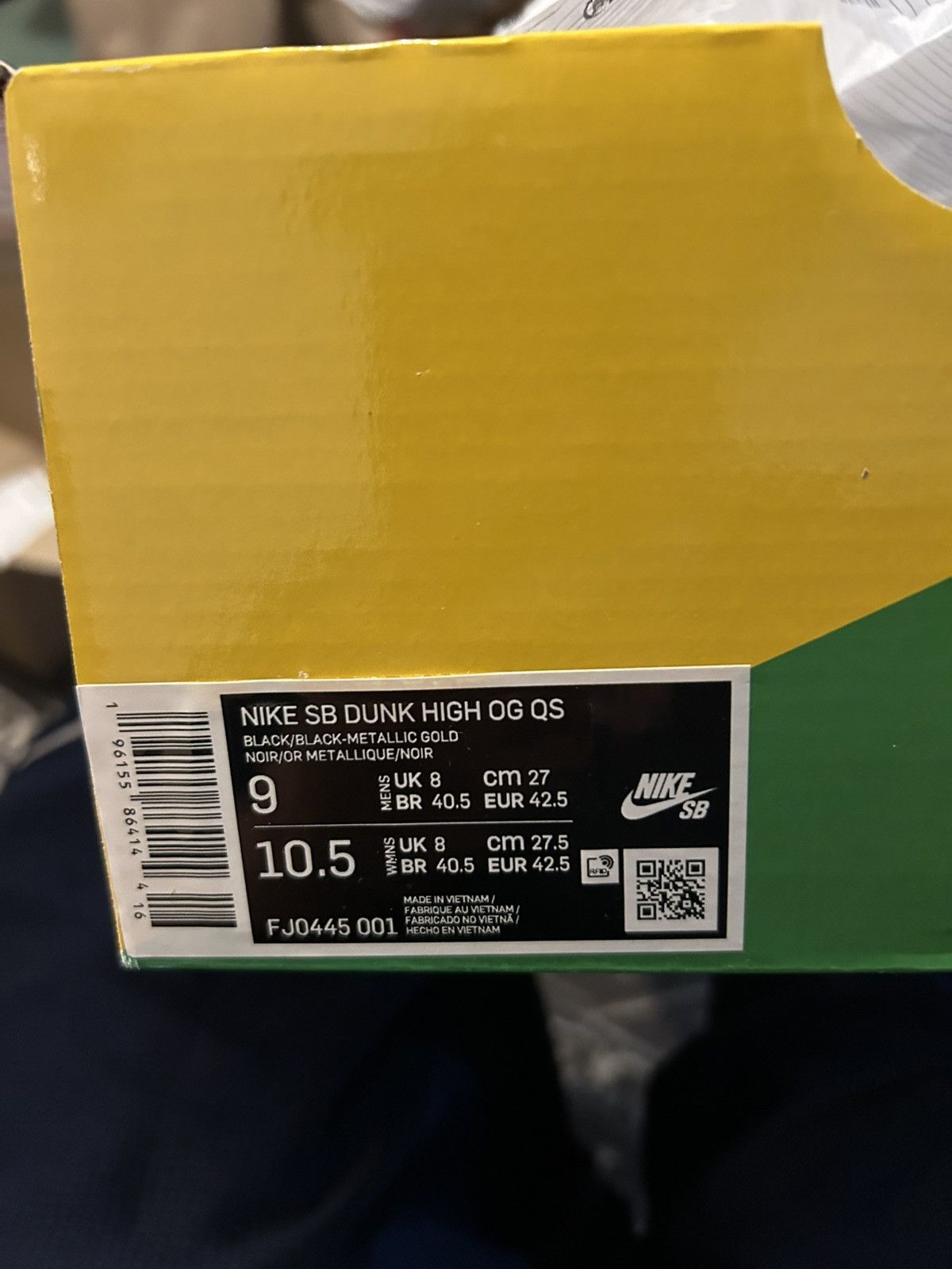Nike SB Nike SB Pawnshop dunk high OG QS men size 9 US Size US 9 / EU 42 - 4 Thumbnail