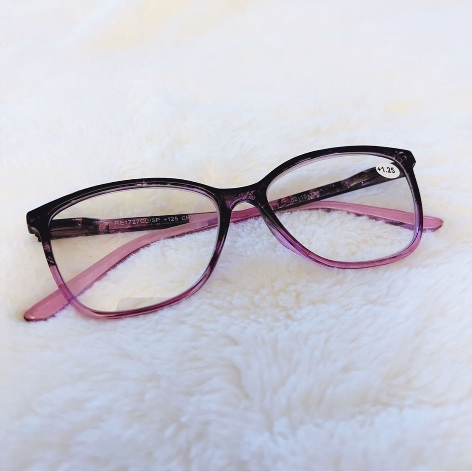 Other Eli Light Purple & Black Two Tone Reader Glasses Size ONE SIZE - 4 Thumbnail