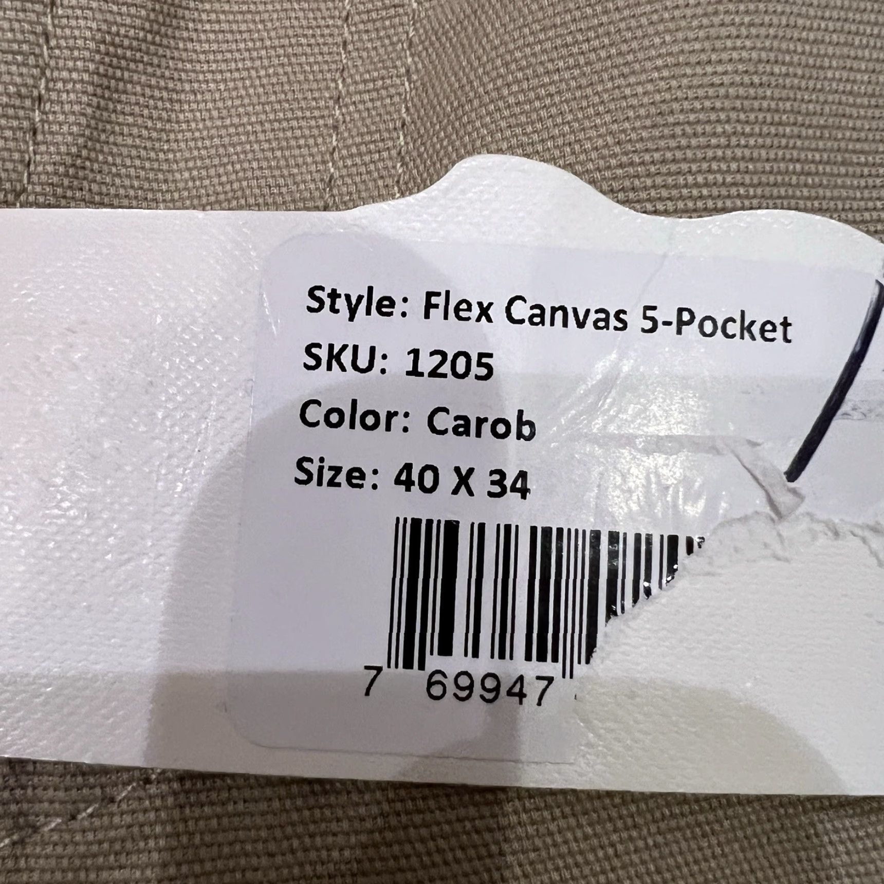 Vintage VINTAGE Genteal Men's Pants Size 40x34 Khaki Canvas 5-Pocket Stretch Casual Size US 40 / EU 56 - 2 Thumbnail