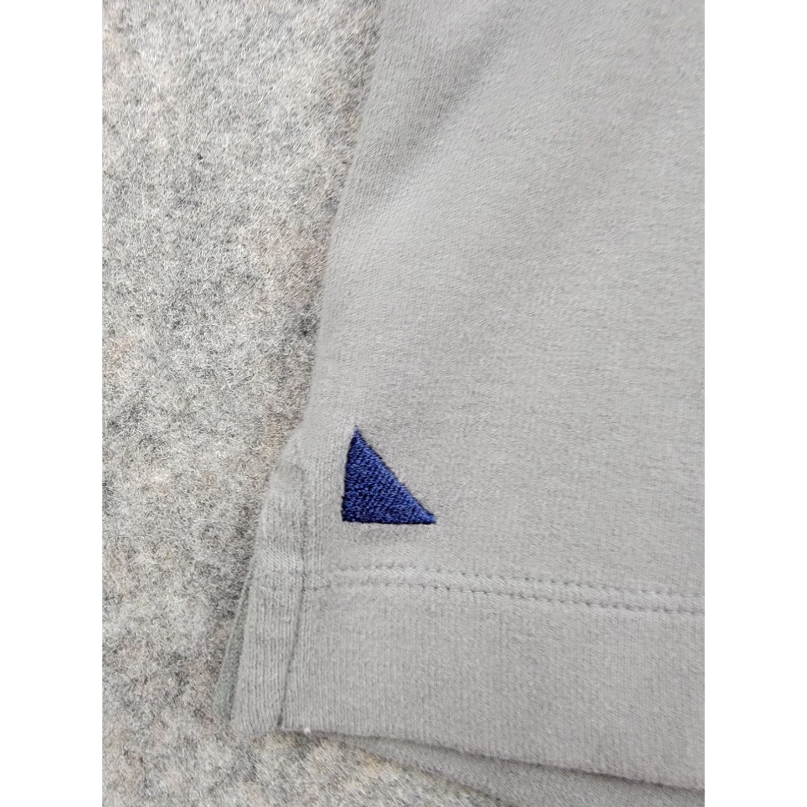 UNTUCKit UNTUCKit Pullover Mens XL Gray 1/4 Zip Mock Neck Long Sleeve Knit Logo Embroidered Collar Size US XL / EU 56 / 4 - 5 Thumbnail