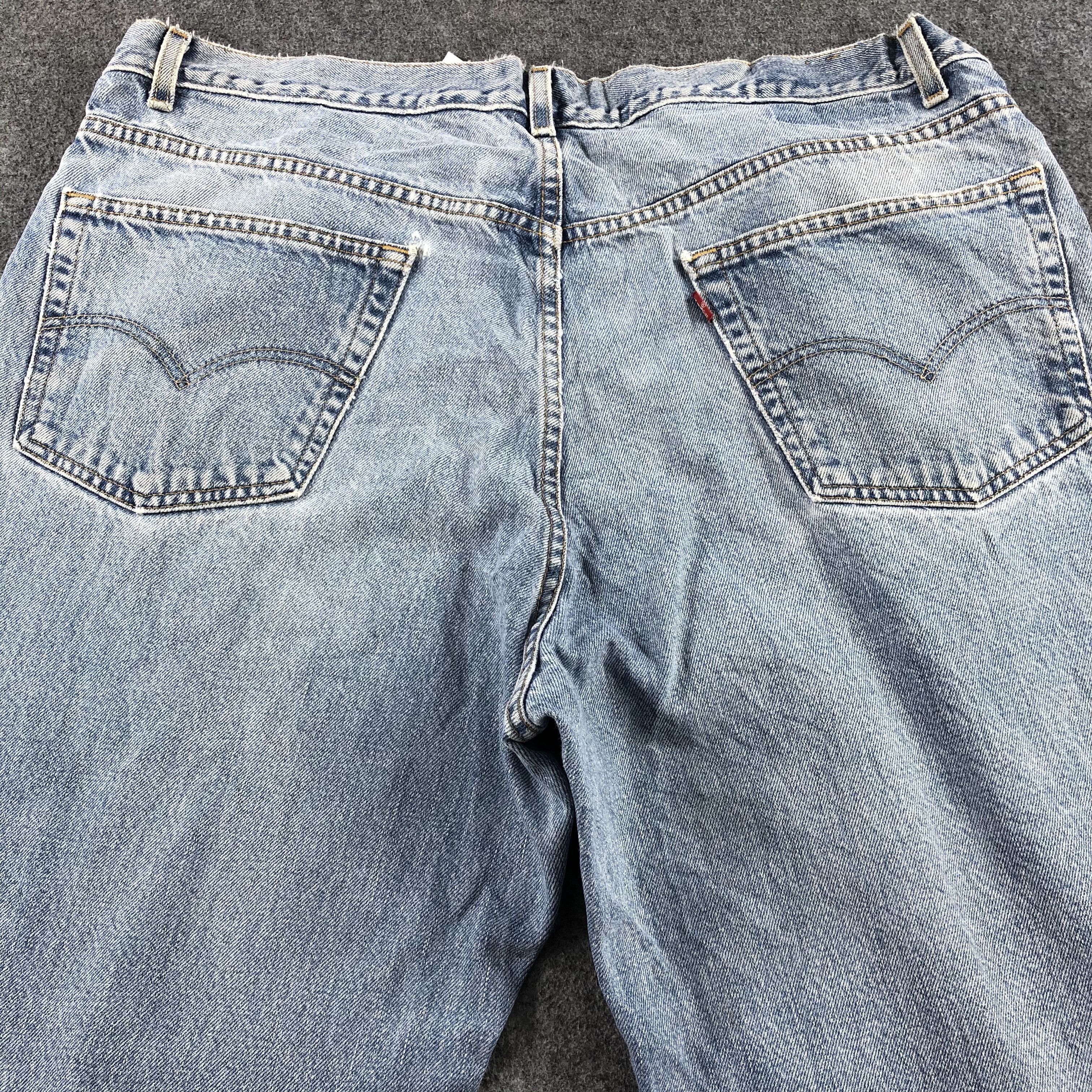 Levi's 90s Vintage Blue Wash Levis 550 Jeans-J2332 Size US 41 - 4 Thumbnail