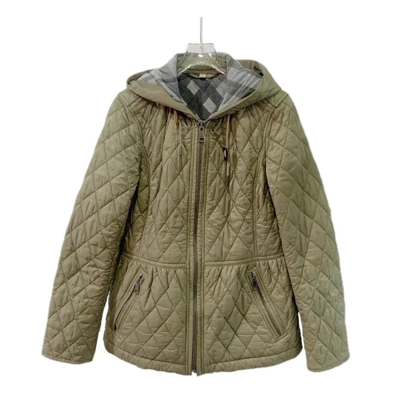 Burberry Burberry Green Quilted Women's Down Jacket Size M / US 6-8 / IT 42-44 - 1 Thumbnail