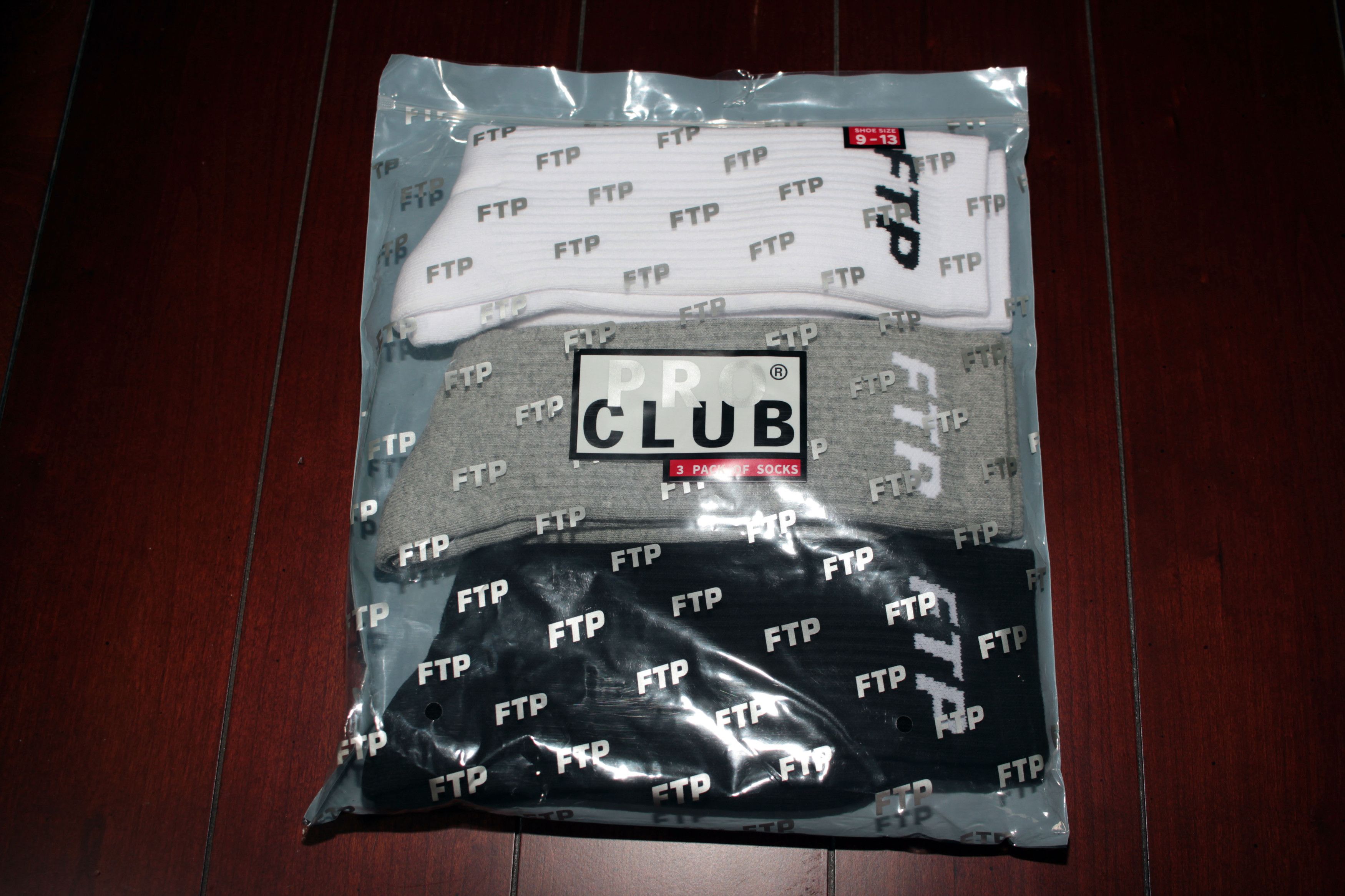Fuck The Population FTP / PRO CLUB - THREE PACK Socks (Size: 9-13) Size ONE SIZE - 2 Thumbnail