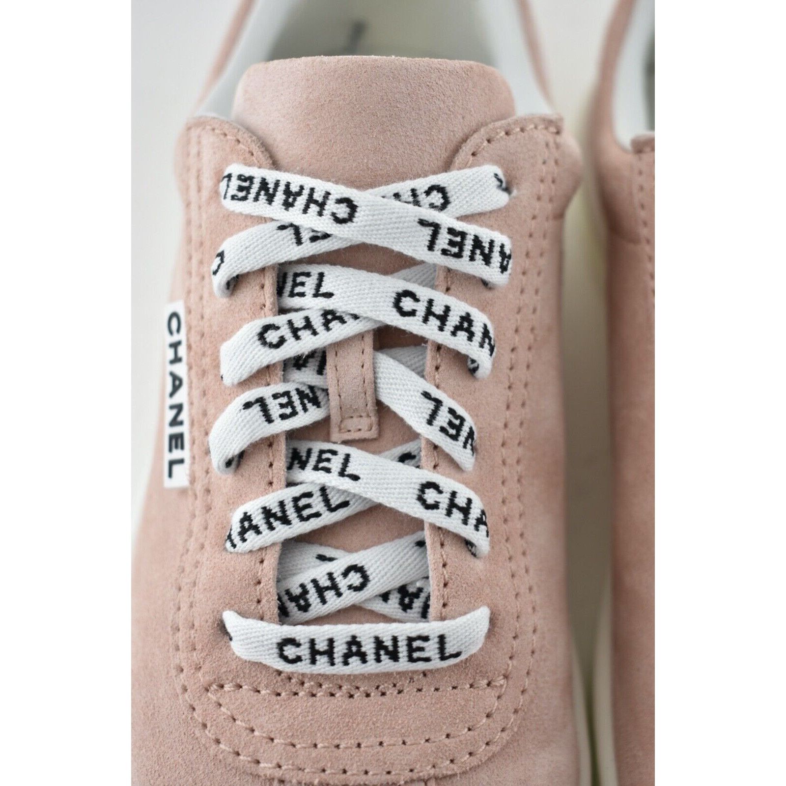 Chanel 20S Weekender CC Logo Laces Low Top Flat Runner Sneaker 42 Size US 12 / IT 42 - 5 Thumbnail