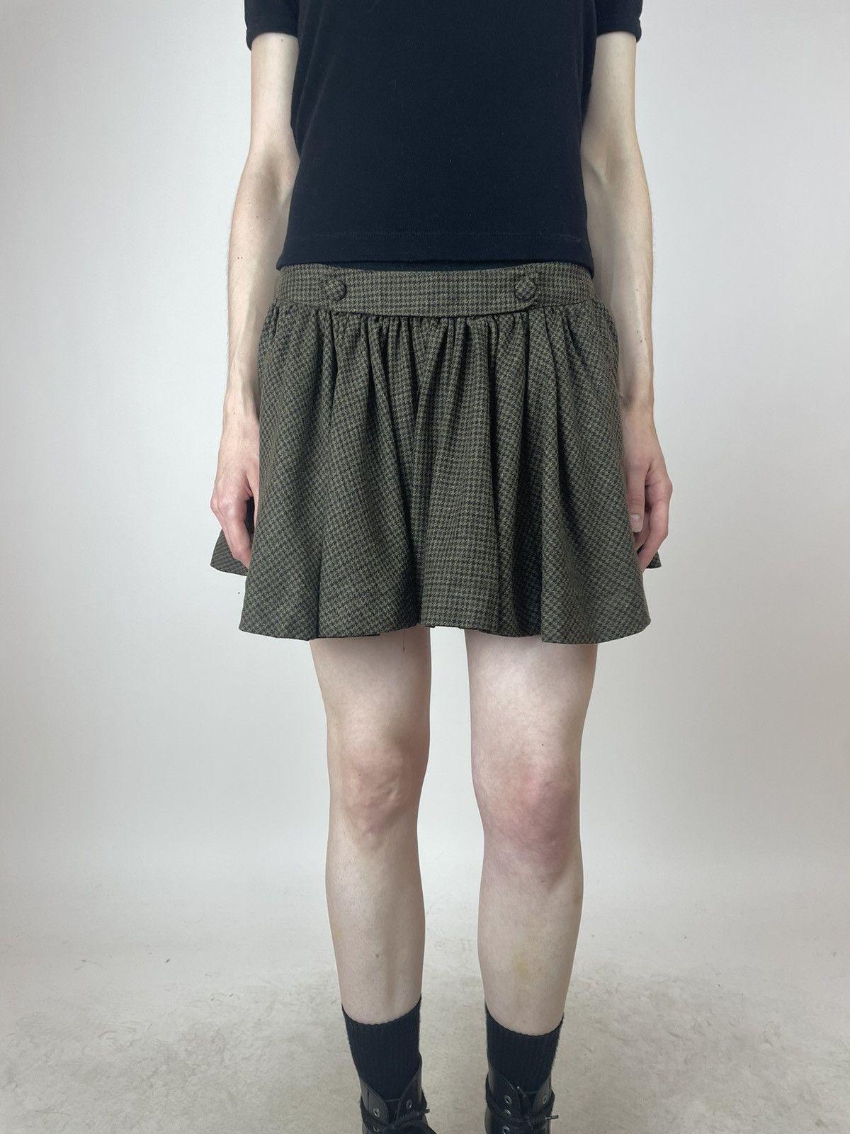 Jack Wills × Vintage Jack Wills Wool pleated mini skirt Womens size 8 Size 27" / US 4 / IT 40 - 7 Thumbnail
