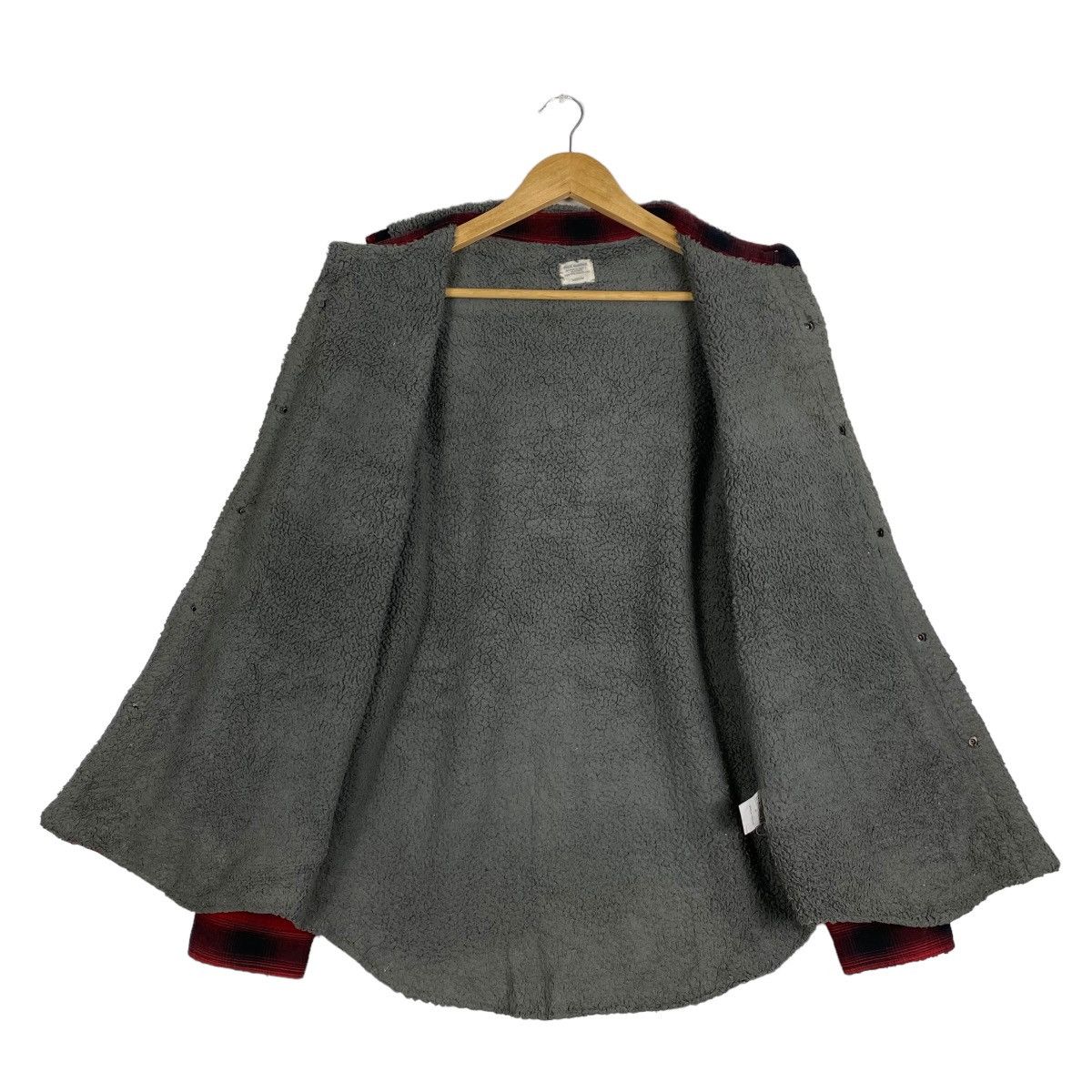 Flannel × Japanese Brand Back Number Flannel fleece hoodie Size US M / EU 48-50 / 2 - 9 Thumbnail