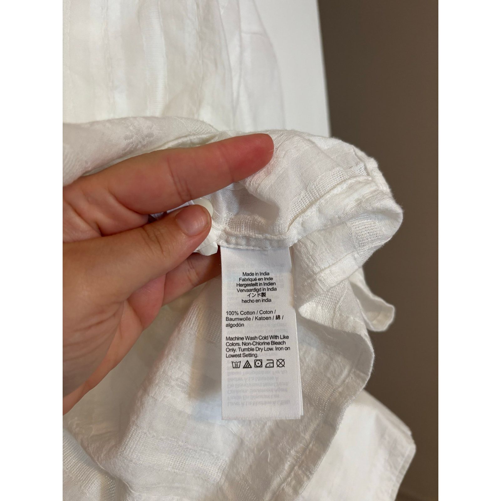 Madewell NWT Madewell Straight-Hem Shirt in Cotton Dobby Size Small Size S / US 4 / IT 40 - 6 Thumbnail