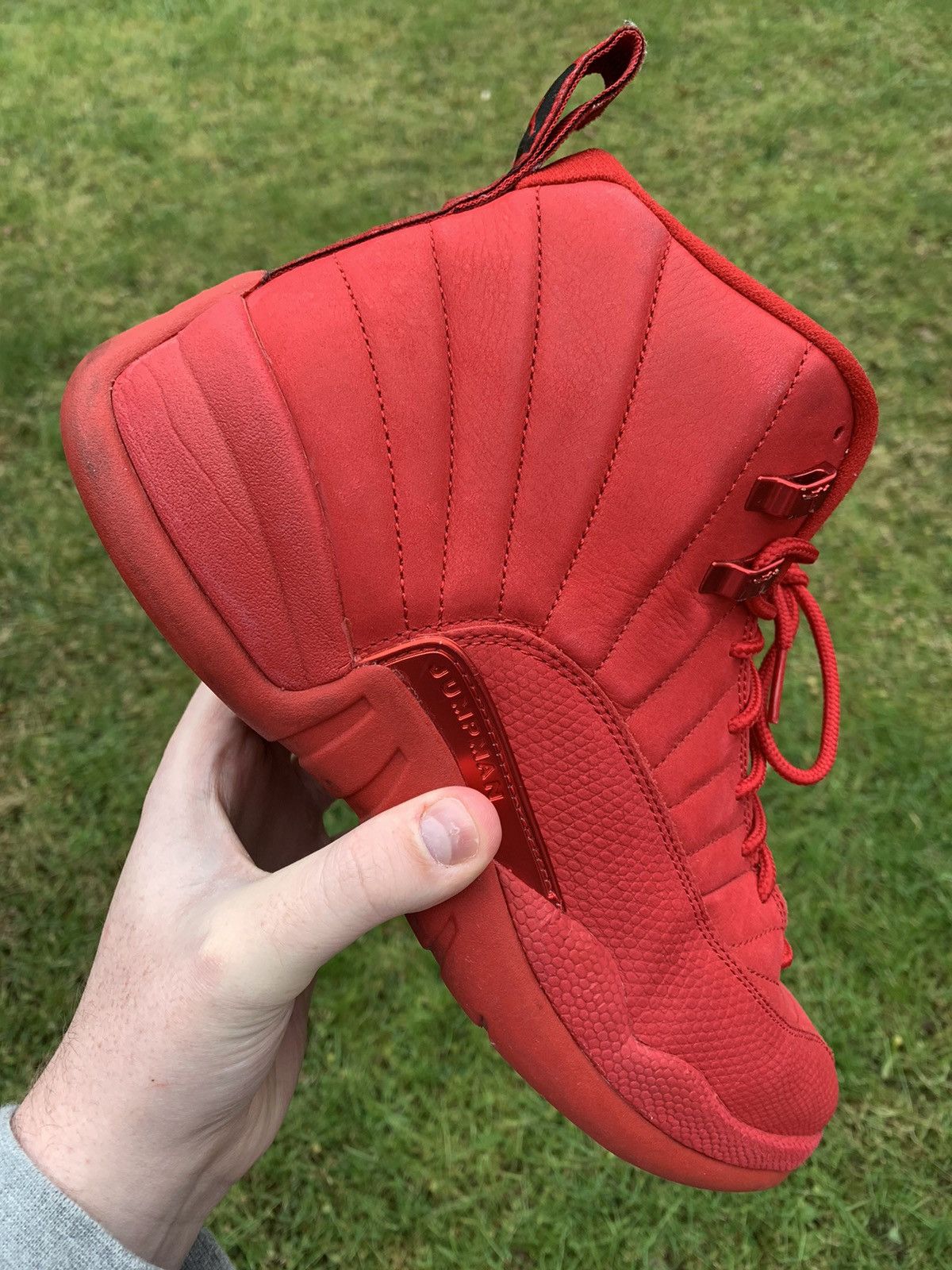 Jordan 12 red 2018 sale
