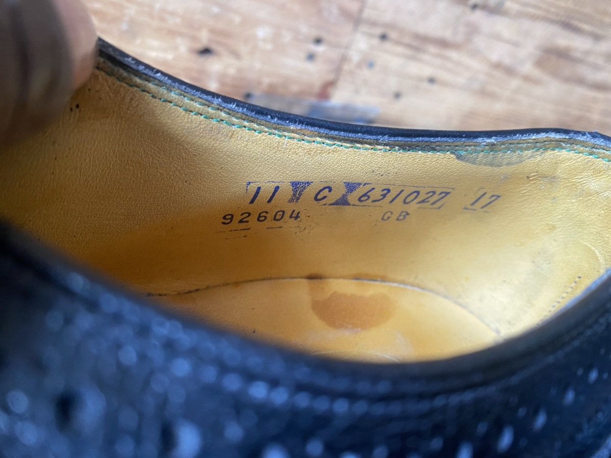 Vintage Vintage royal imperial florsheim black wingtip oxford sz 11C Size US 11 / EU 44 - 18 Thumbnail