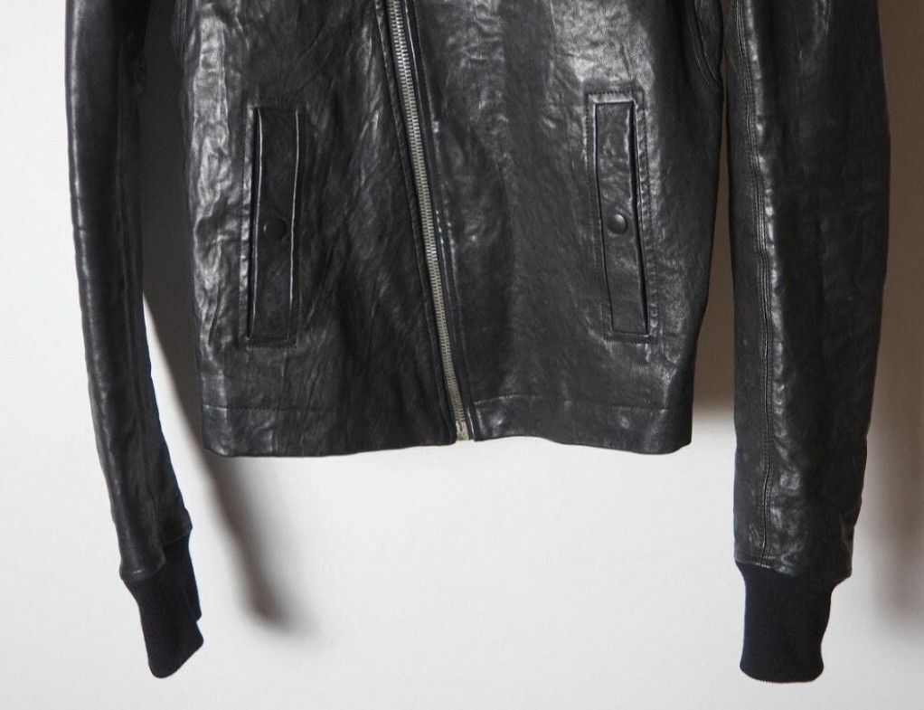 Rick Owens Rick Owens size 38 12fw Mainline Bullet Ninja Hooded Leathe Size US M / EU 48-50 / 2 - 3 Thumbnail