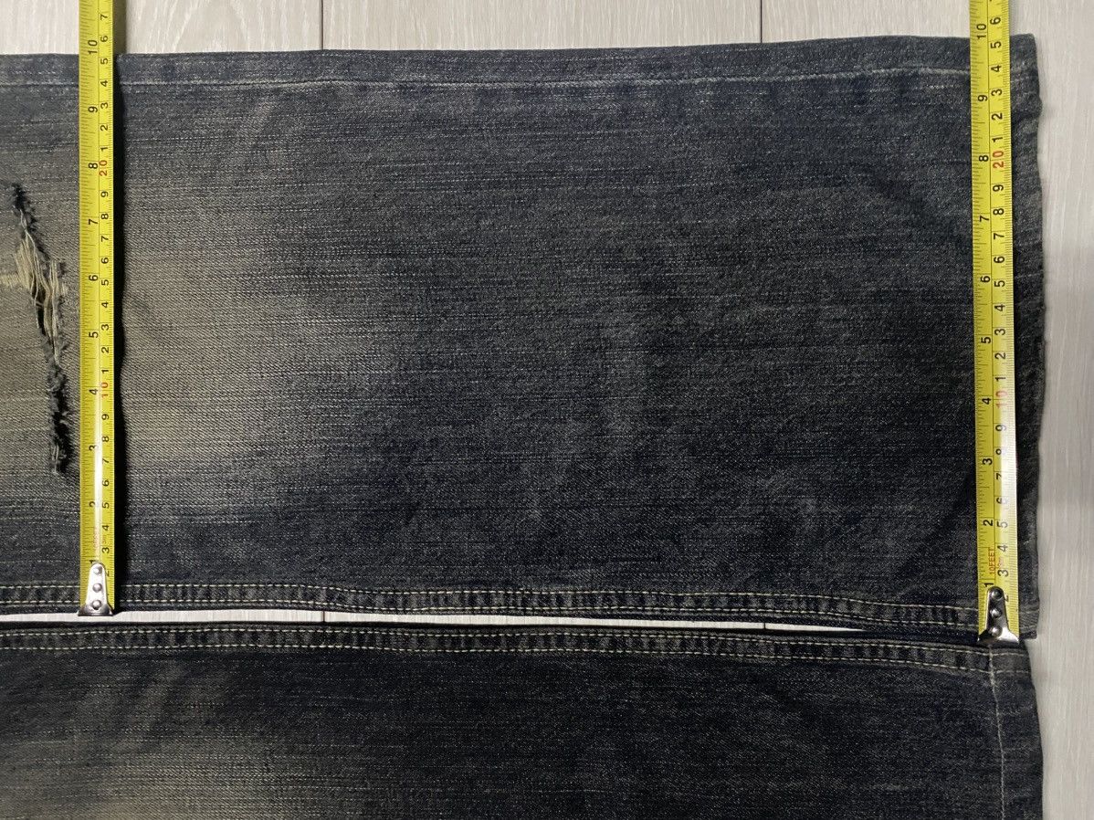 Japanese Brand Japanese Brand Memory Buckle Back Baggy Evisu Style Jeans Size US 35 - 19 Thumbnail