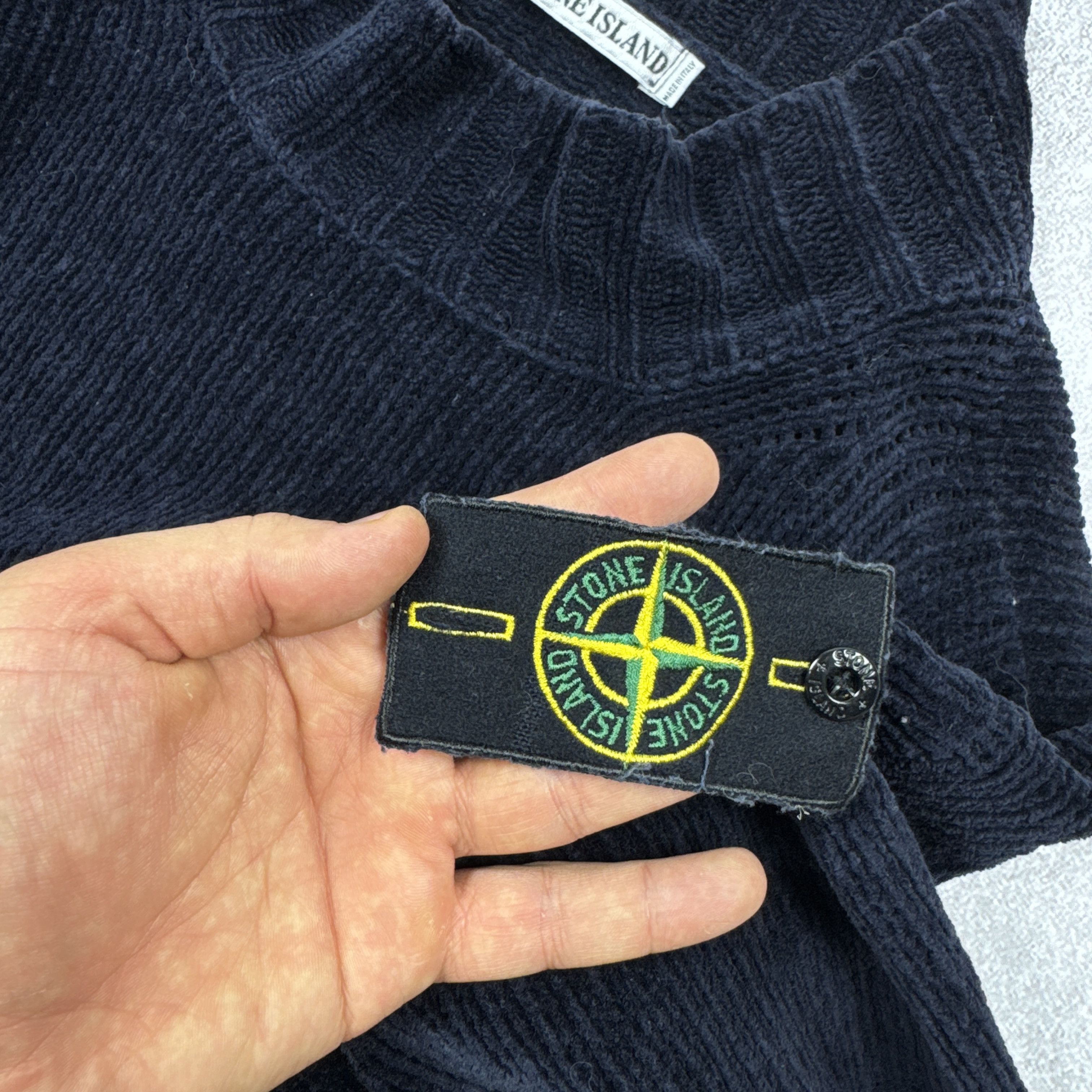 Stone Island RARE Vintage Stone Island 90s Knit Oversize Sweater Size XL Size US XL / EU 56 / 4 - 10 Thumbnail