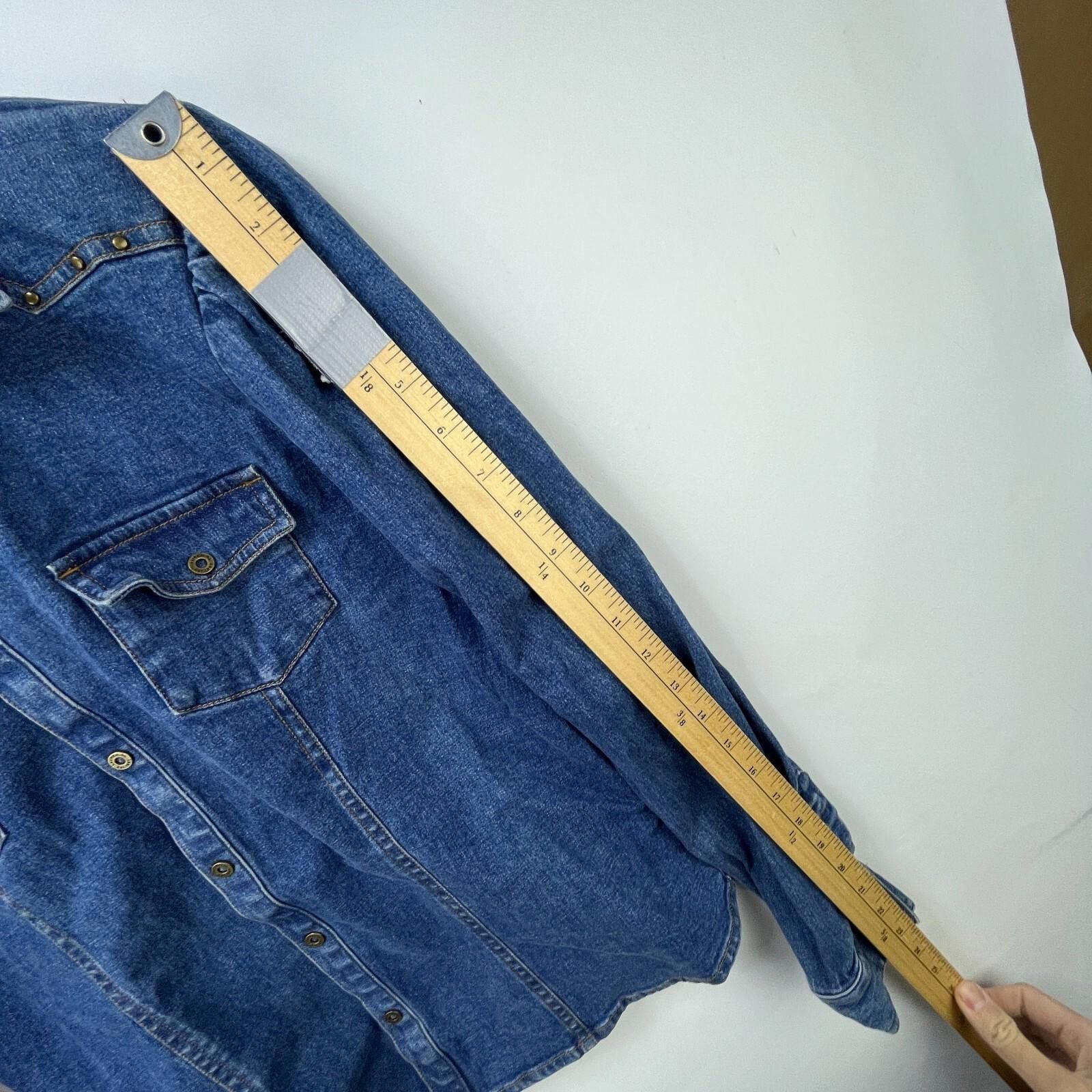 Polo Ralph Lauren Vintage Ralph Lauren Denim Jacket Womens Large Western Snap Size L / US 10 / IT 46 - 11 Thumbnail