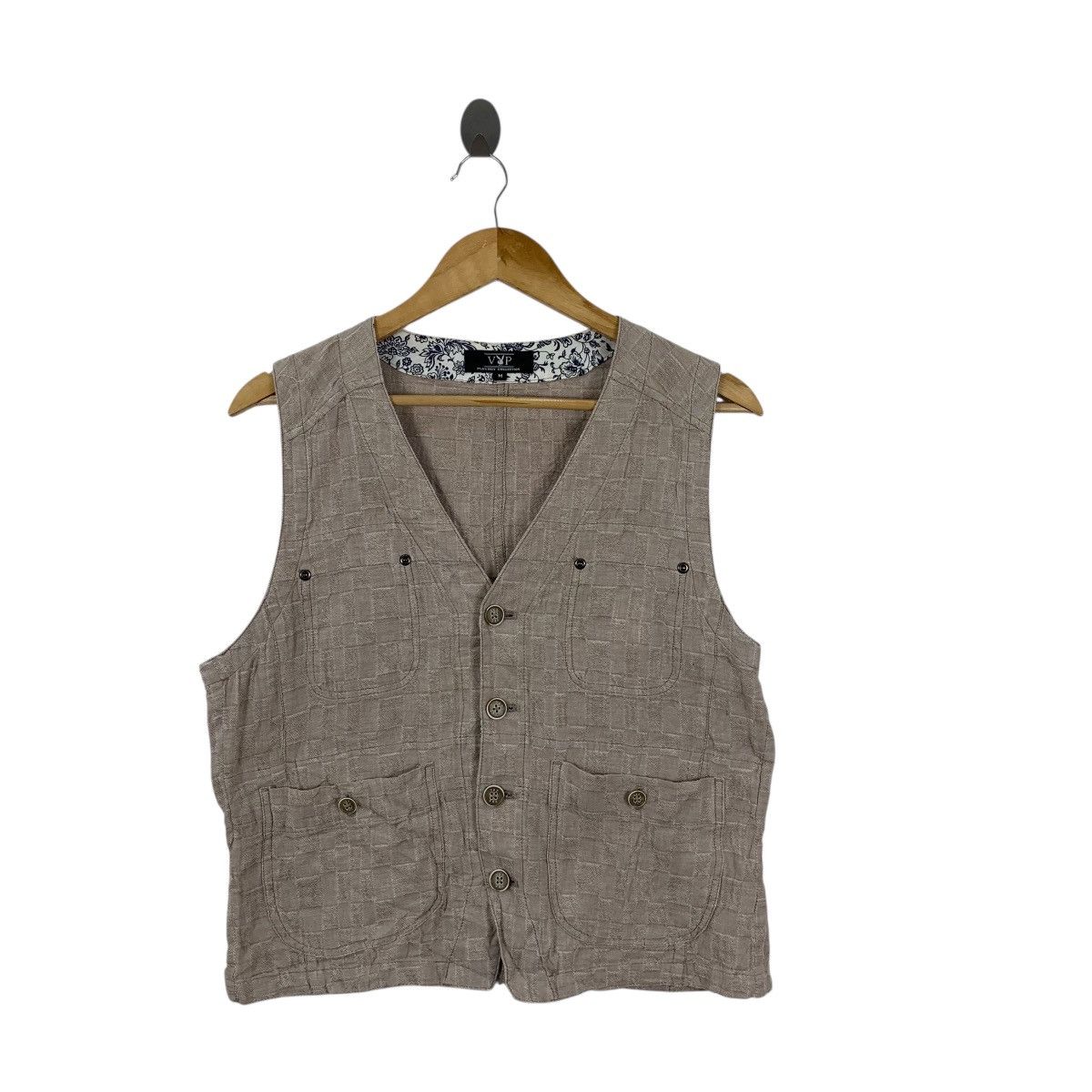Playboy Vintage PLAYBOY VIP COLLECTION Paisley Vest Top Sleeveless Size M / US 6-8 / IT 42-44 - 3 Thumbnail