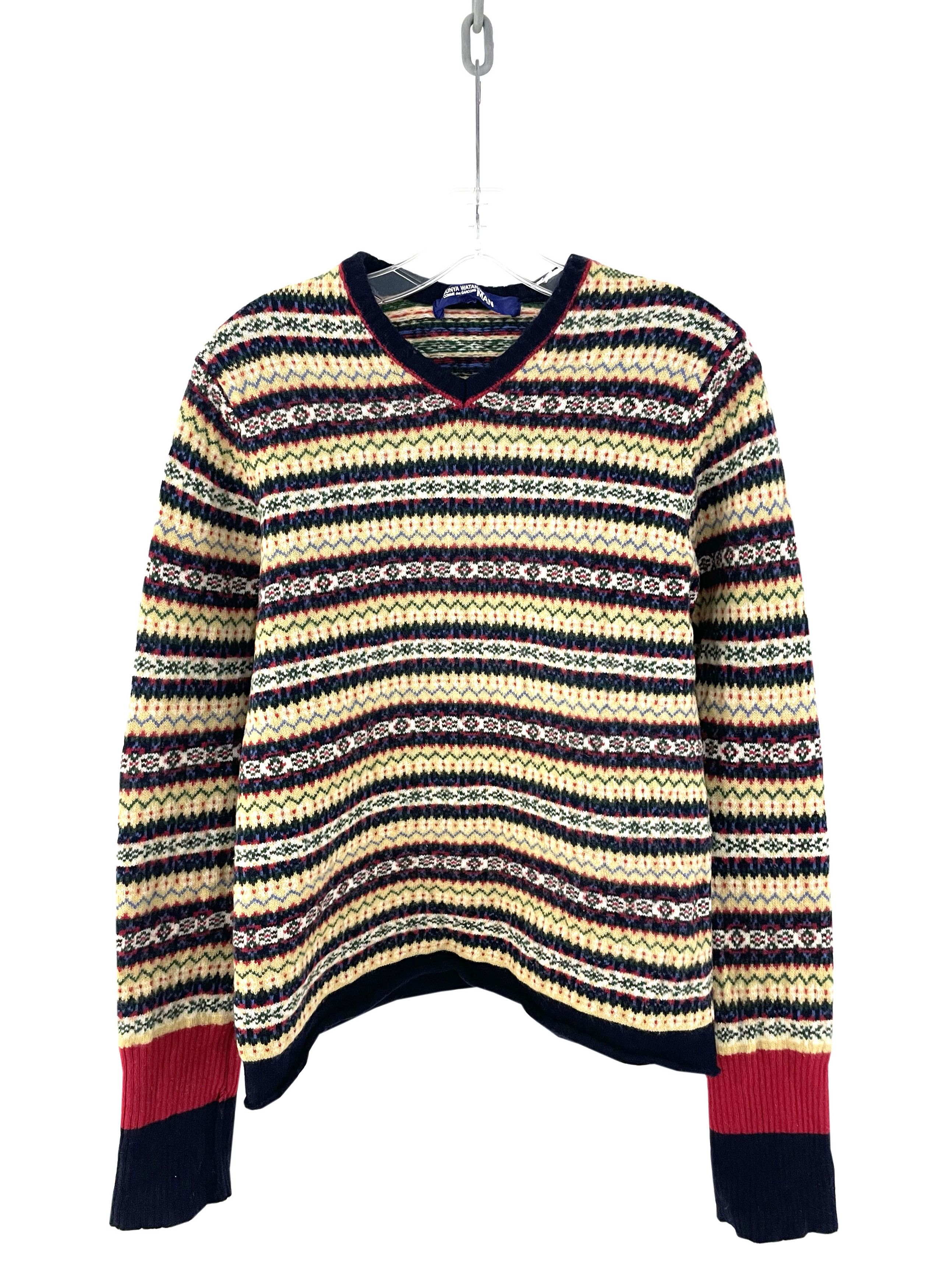 Junya Watanabe 2005 Nordic Wool Sweater Size US S / EU 44-46 / 1 - 1 Thumbnail