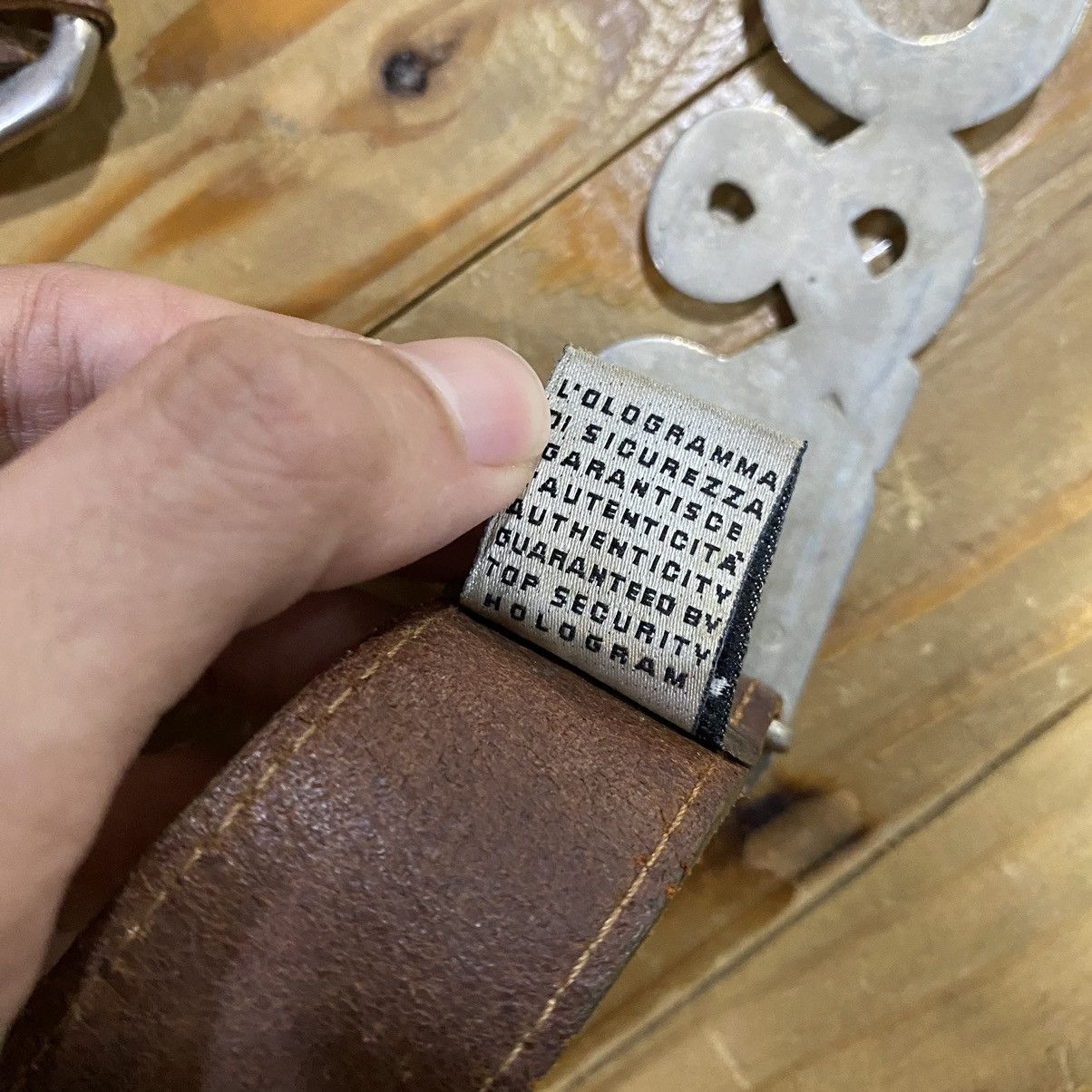 Dolce & Gabbana Dolce Gabbana Belt Buckle Leather Wx Size ONE SIZE - 10 Thumbnail