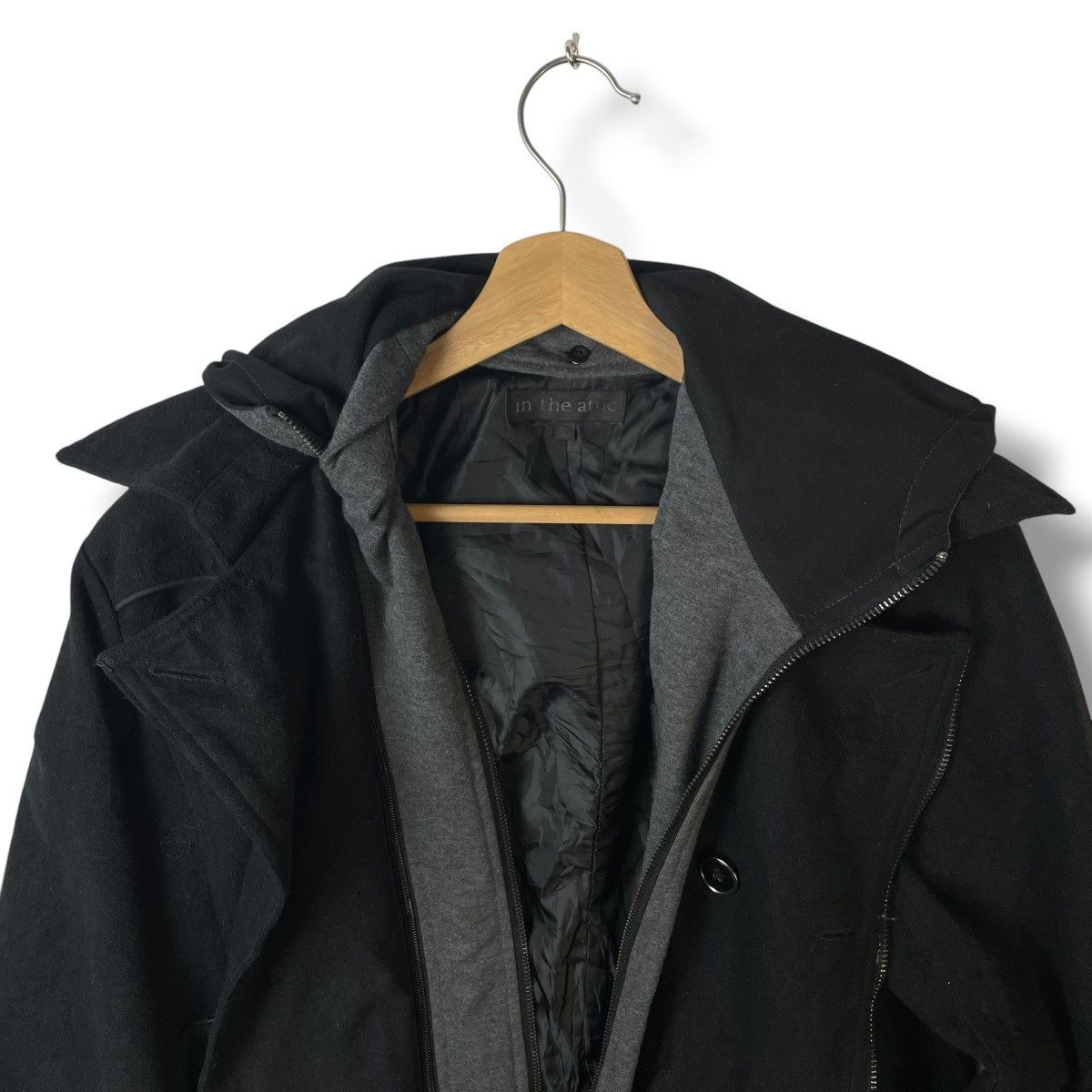If Six Was Nine 🇯🇵 IN THE ATTIC DOUBLE LAYER PUNK GOTHIC WOOL JACKET Size US L / EU 52-54 / 3 - 16 Thumbnail