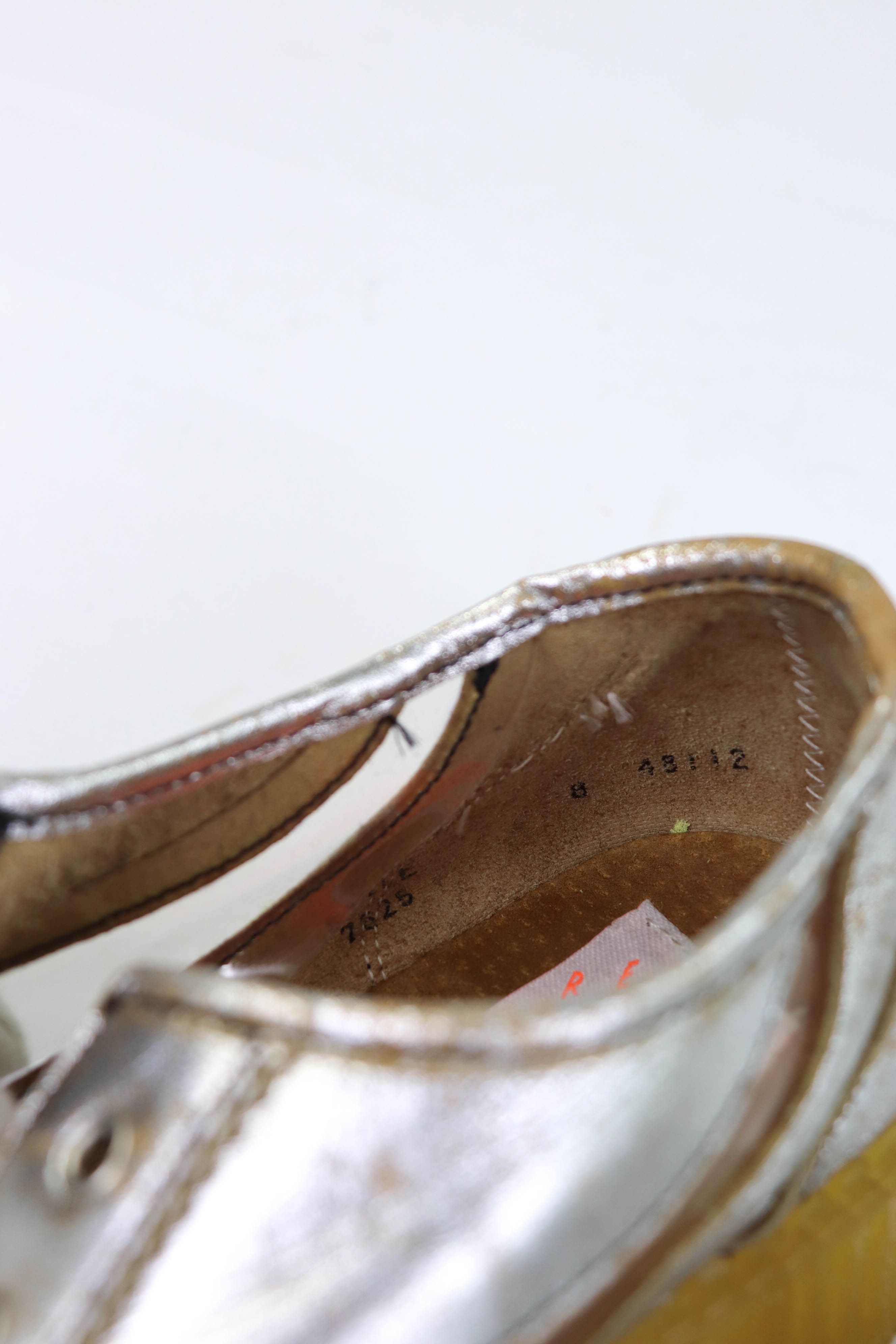 Other Red Or Dead Vintage Made in England Silver Leather Shoes Size US 9 / EU 42 - 16 Thumbnail
