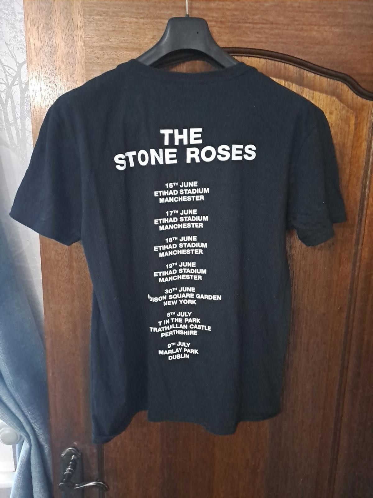 Other The Stone Roses Tour 2016 Black T-Shirt Etihad June Size L Size ONE SIZE - 5 Thumbnail