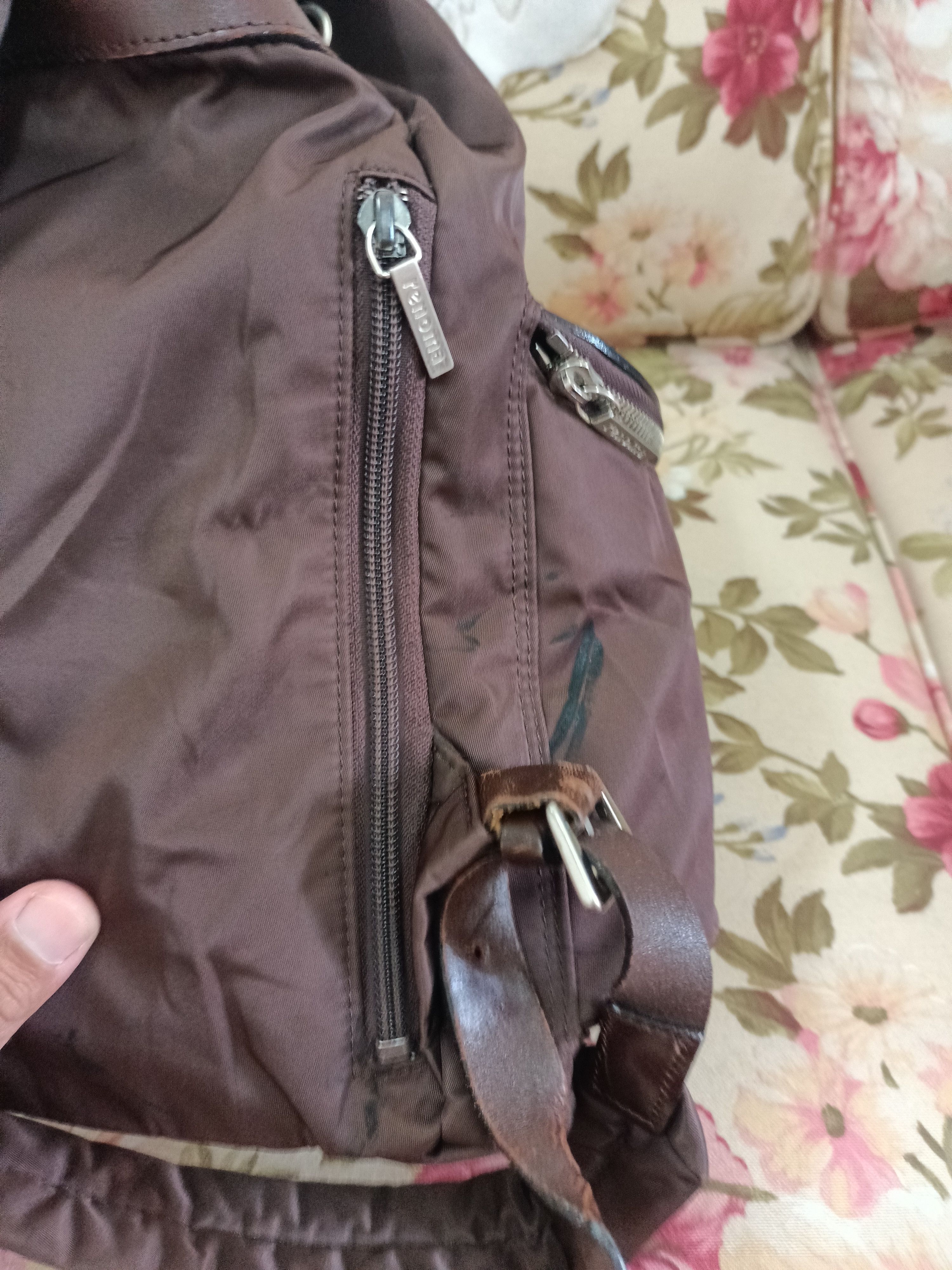 Renoma Vintage Renoma Paris nylon leather backpack Size ONE SIZE - 12 Thumbnail