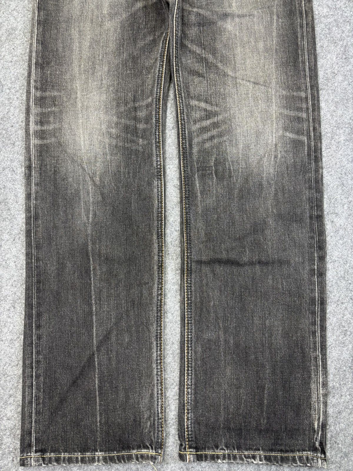 Wrangler 💥90s Style💥Vintage Wrangler Black Wash Fades Denim F866 Size US 32 / EU 48 - 4 Thumbnail