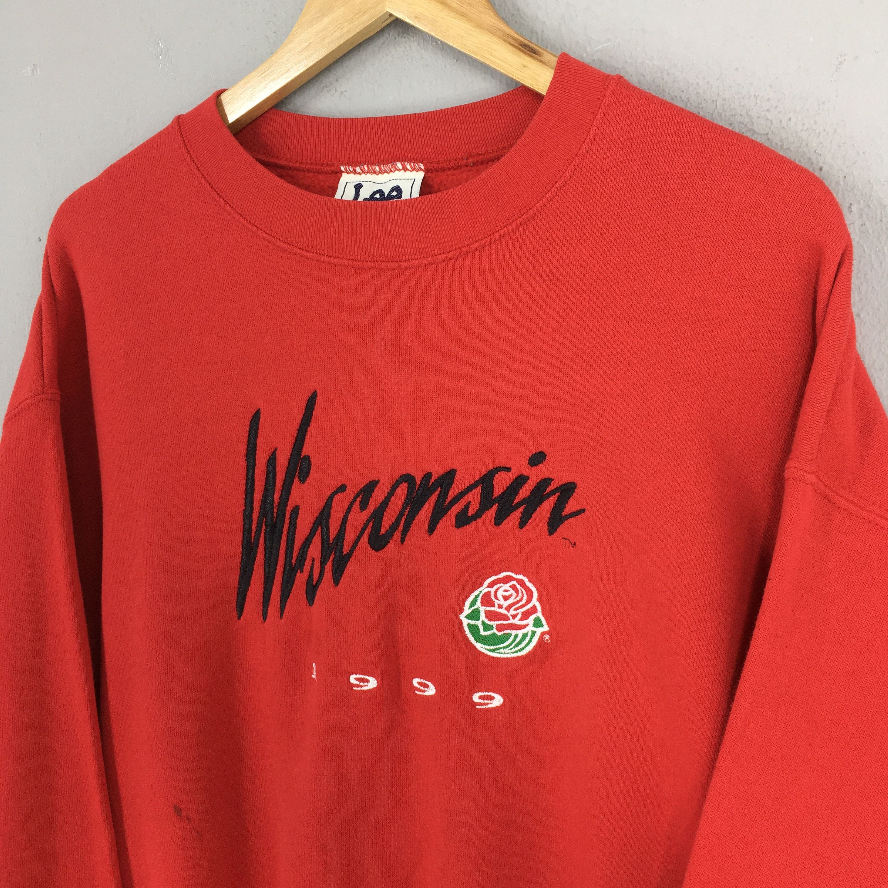 NCAA Vintage Wisconsin Badgers Sweatshirt Large Size US L / EU 52-54 / 3 - 3 Thumbnail