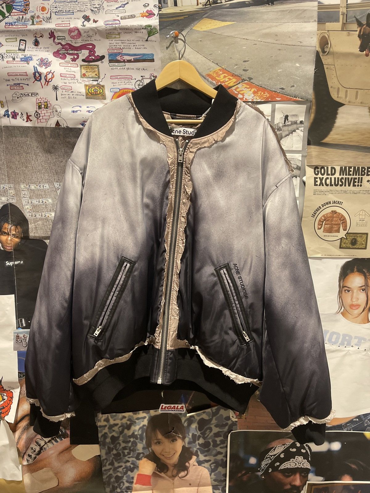 Acne Studios PSS15 Fuel Tech Bomber Jacket | Grailed