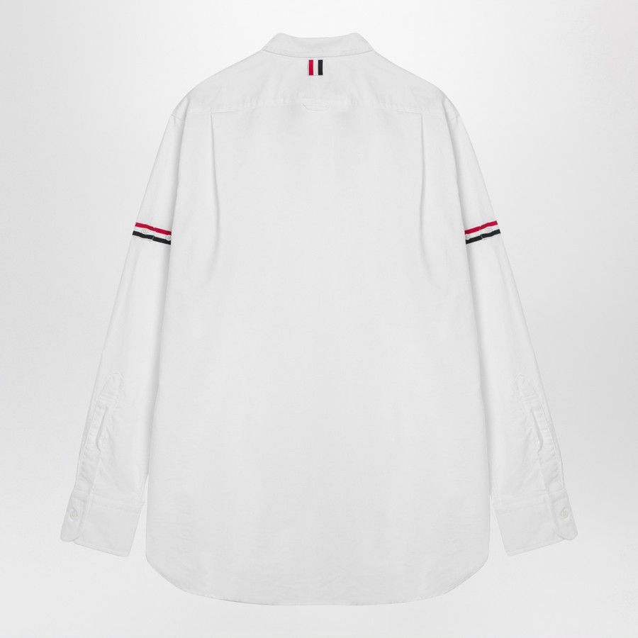 Thom Browne o1d2blof0724 Cotton Button Shirt in White Size US S / EU 44-46 / 1 - 2 Thumbnail