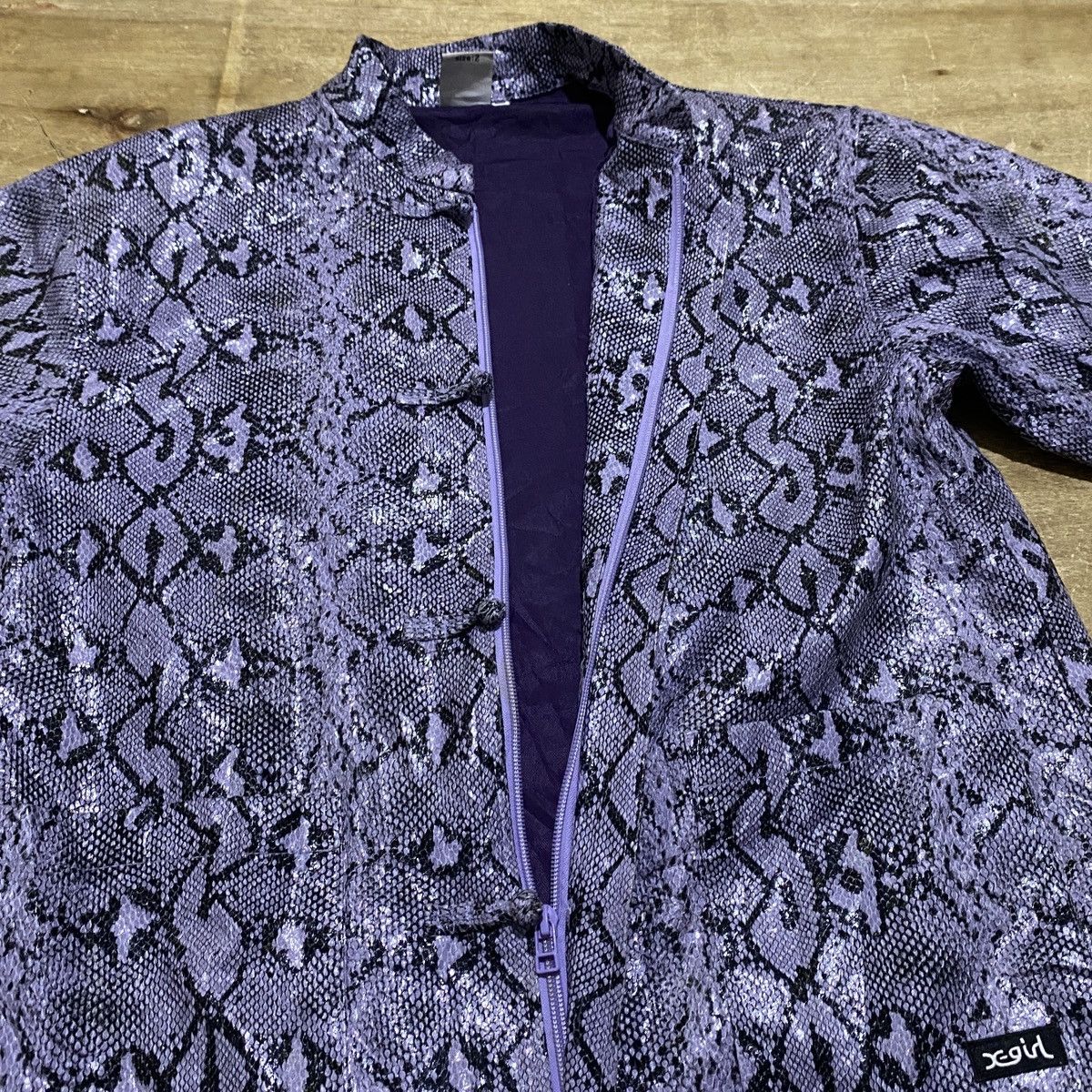 X-Girl X-Girl faux leather china jacket snake skin Size XS / US 0-2 / IT 36-38 - 5 Thumbnail