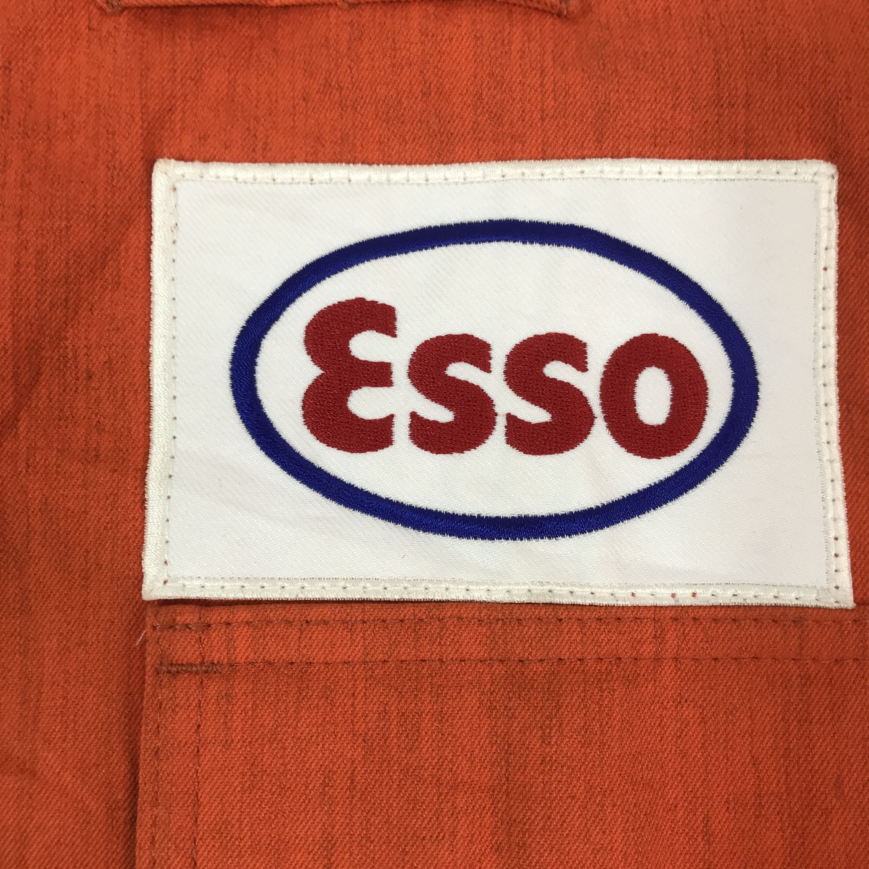 Japanese Brand Vintage Exon Mobil Esso Oil brand Racing japan Jacket Size US L / EU 52-54 / 3 - 14 Thumbnail