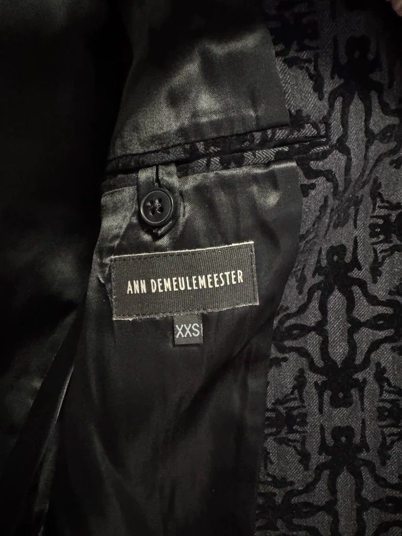 Ann Demeulemeester ANN DEMEULEMEESTER 2013FALL patterned suit Size US XXS / EU 40 - 7 Thumbnail