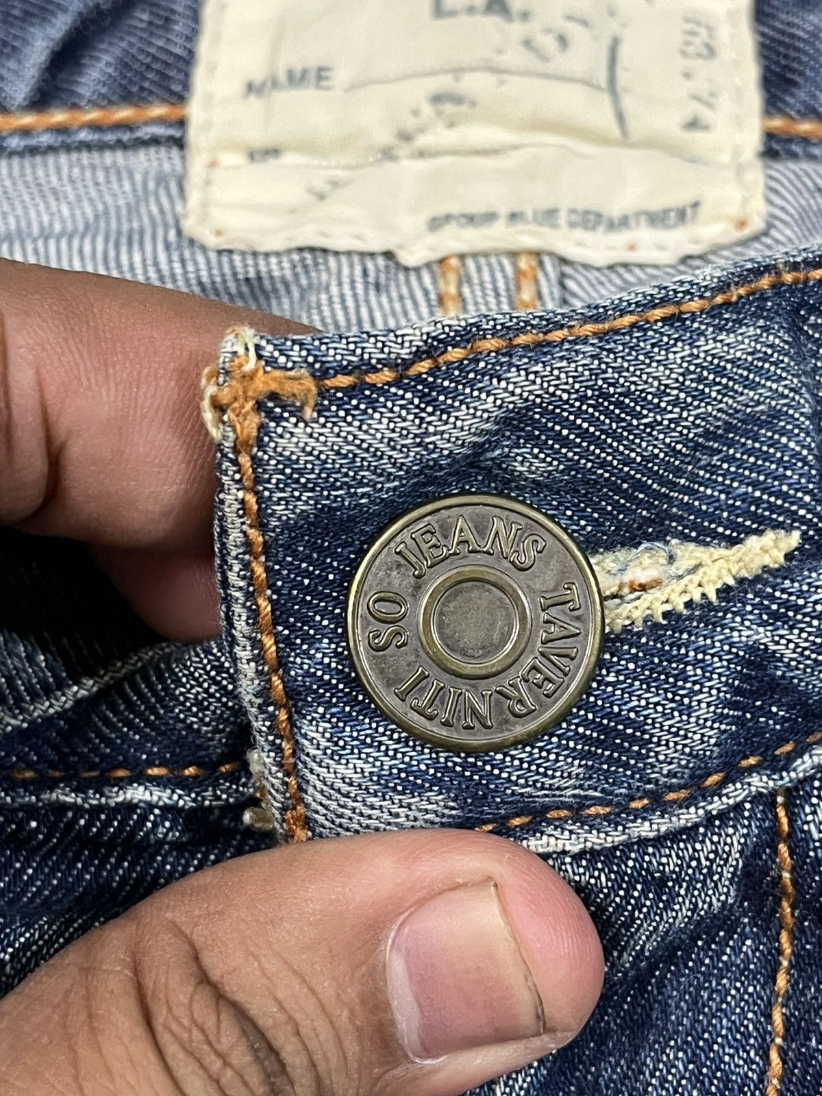 Ben Taverniti Unravel Project × Jimmy Taverniti × Taverniti Vintage Taverniti Flare Grunge Distressed Denim Size US 32 / EU 48 - 12 Thumbnail