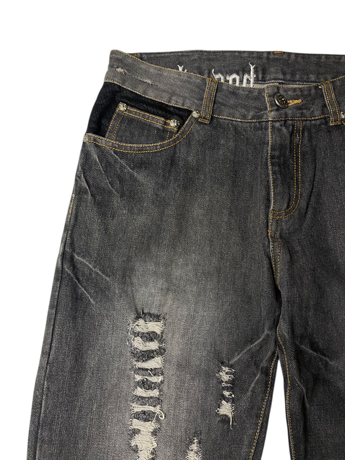 If Six Was Nine Bernings Sho Clawmark Tribal Flared Jeans Size US 28 / EU 44 - 9 Thumbnail