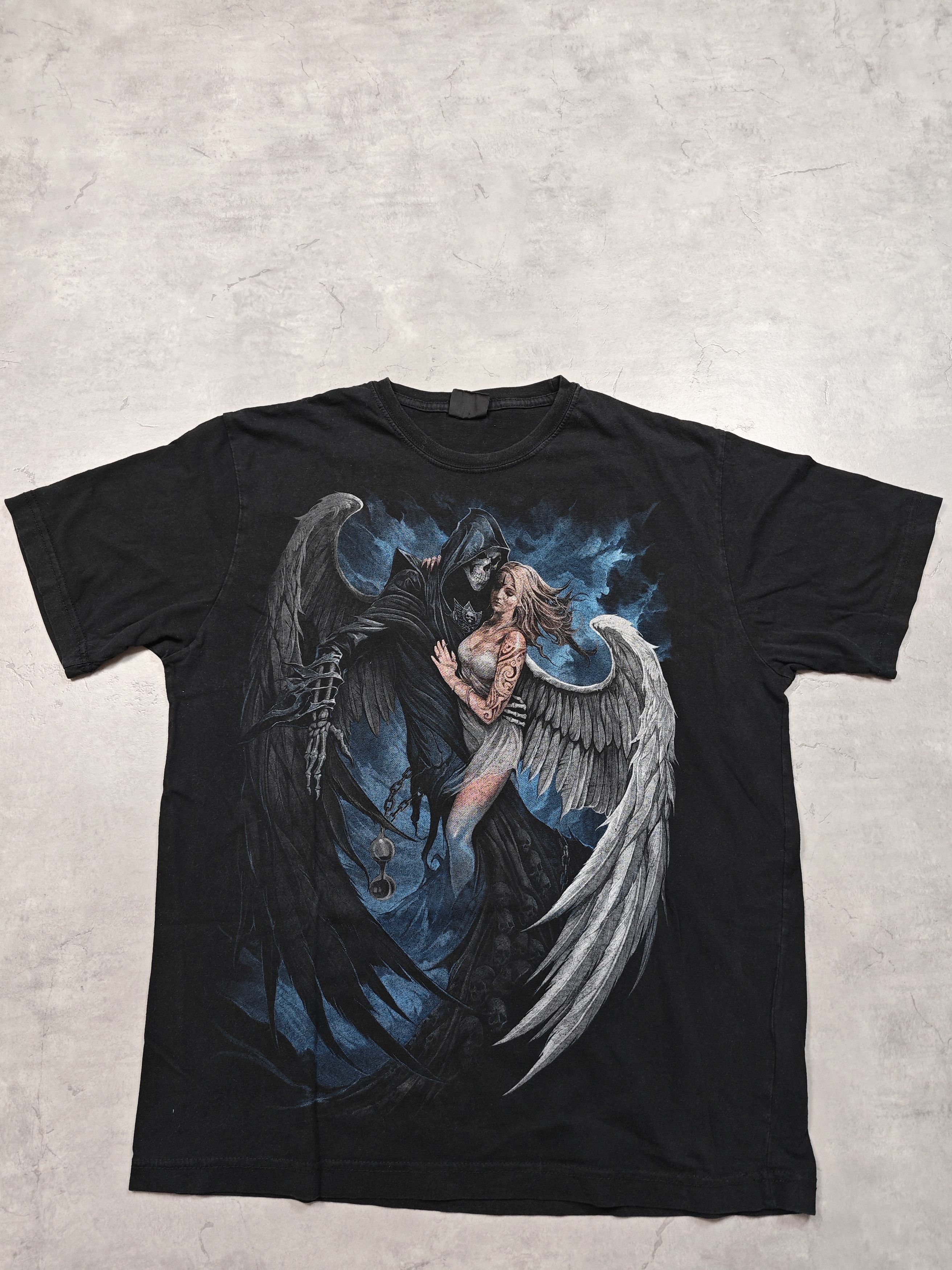 Vintage Spiral Y2K T Shirt Size US XL / EU 56 / 4 - 1 Thumbnail