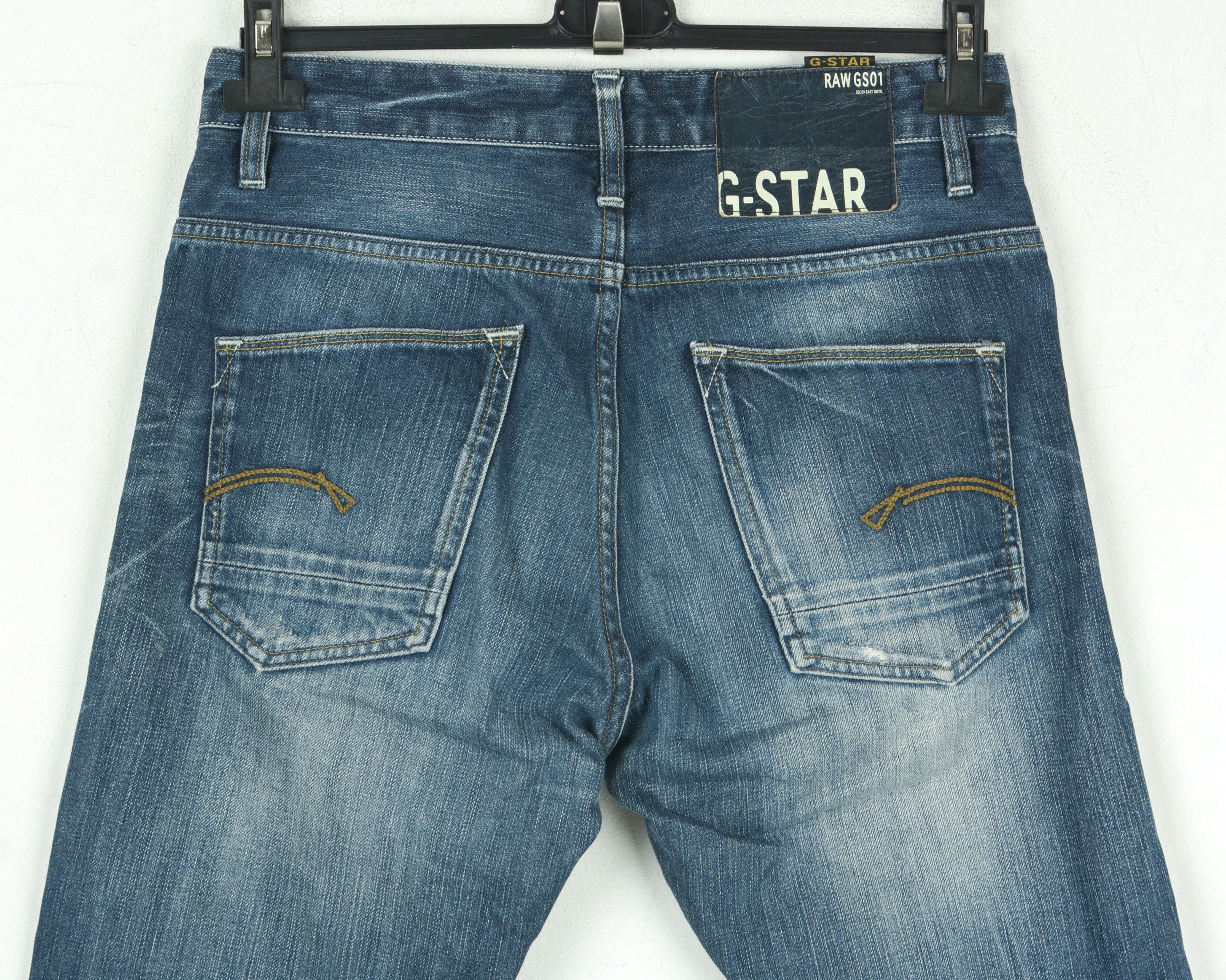 G-Star GS01 Yield Slim W29 L32 Straight Jeans Denim Pants Trousers Size US 29 - 5 Thumbnail