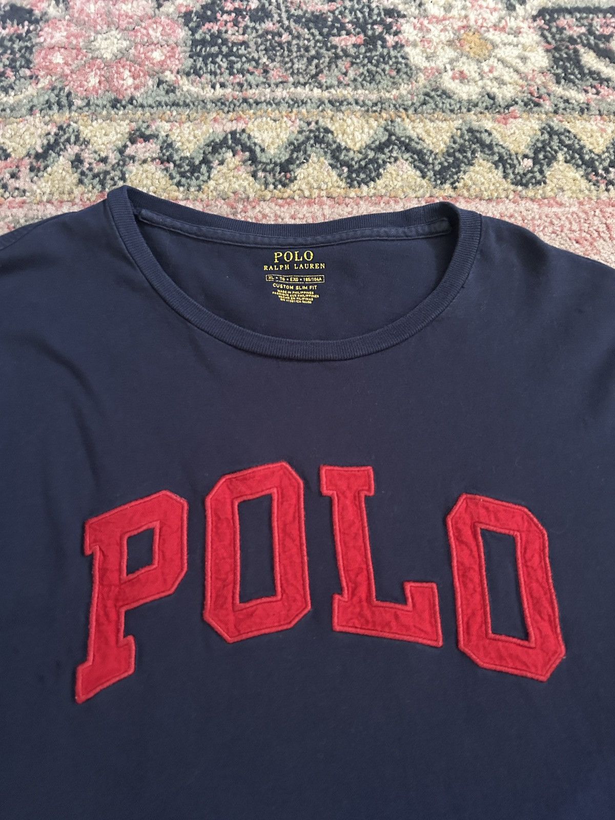 Polo Ralph Lauren Polo Ralph Lauren Mens Long Sleeve T-Shirt Size US XL / EU 56 / 4 - 2 Thumbnail