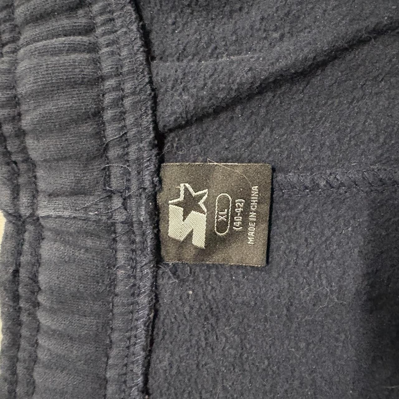 Starter × Vintage Crazy Vintage Y2K/2000s Baggy Navy Blue Wideleg Starter Sweatpants! Size US 40 / EU 56 - 7 Thumbnail