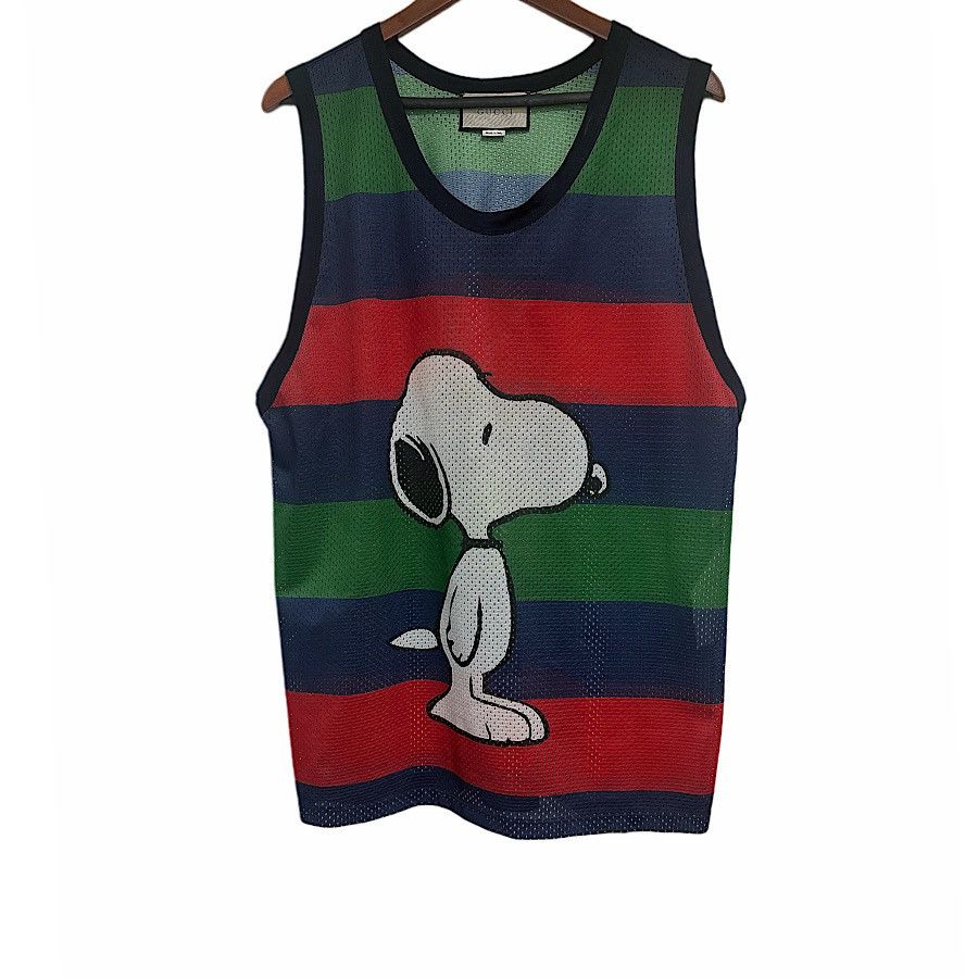 Gucci Authentic Gucci x Peanuts Tank Top Size US S / EU 44-46 / 1 - 1 Thumbnail