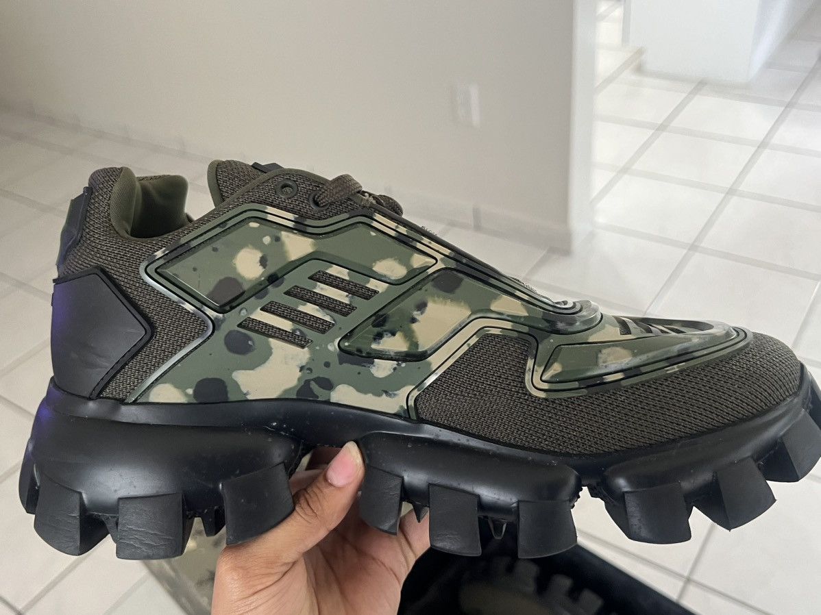 Prada Prada Camouflage Cloudbust Thunder Sneakers 7 Militare Size US 8 / EU 41 - 3 Thumbnail