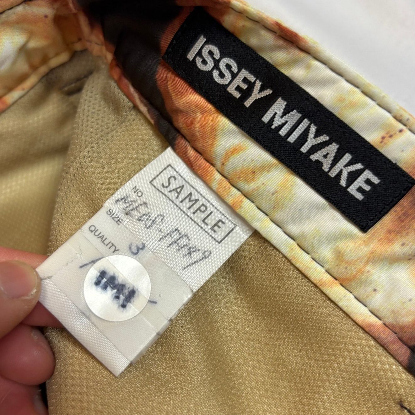 Issey Miyake Issey Miyake RTW AW2010 Lava Print Pants Men's 3/L Size US 34 / EU 50 - 4 Thumbnail