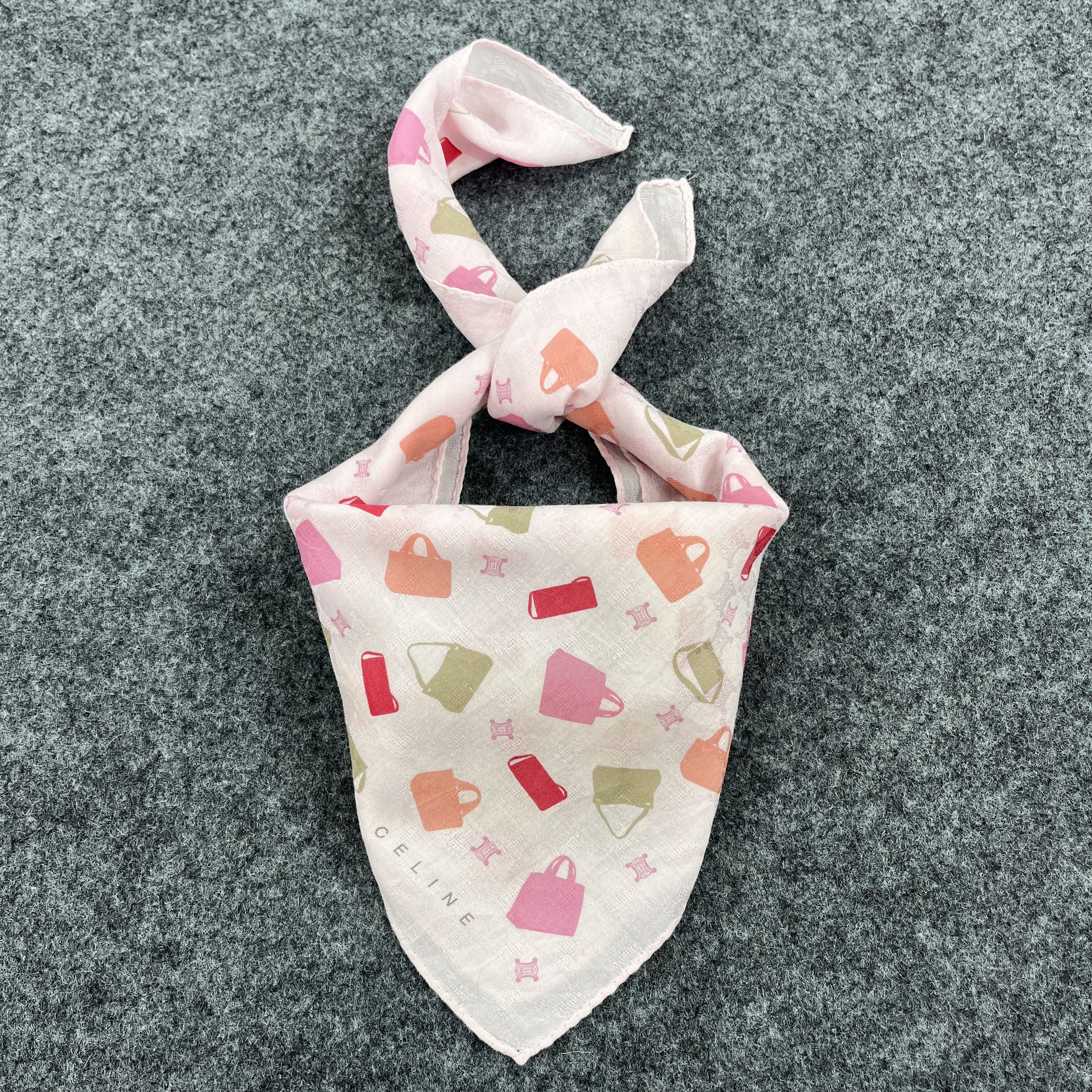 Celine Celine Handkerchief Neckerchief Bandana B770 Size ONE SIZE - 4 Thumbnail