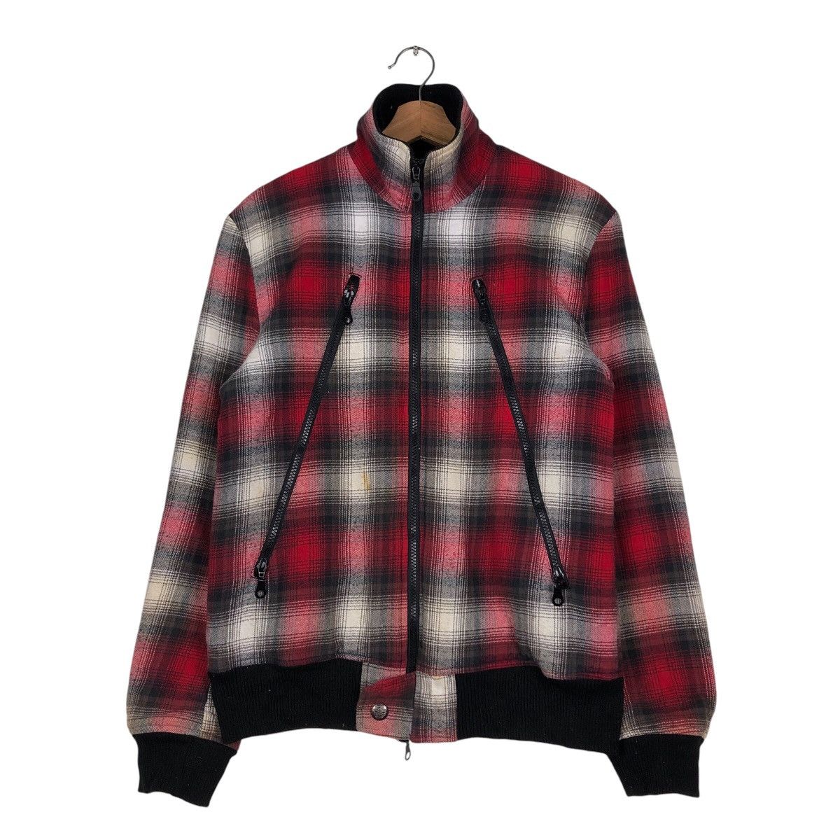 In The Attic 📌Vintage Bomber Jacket In The Attic Punk Tartan Design Size US L / EU 52-54 / 3 - 2 Thumbnail