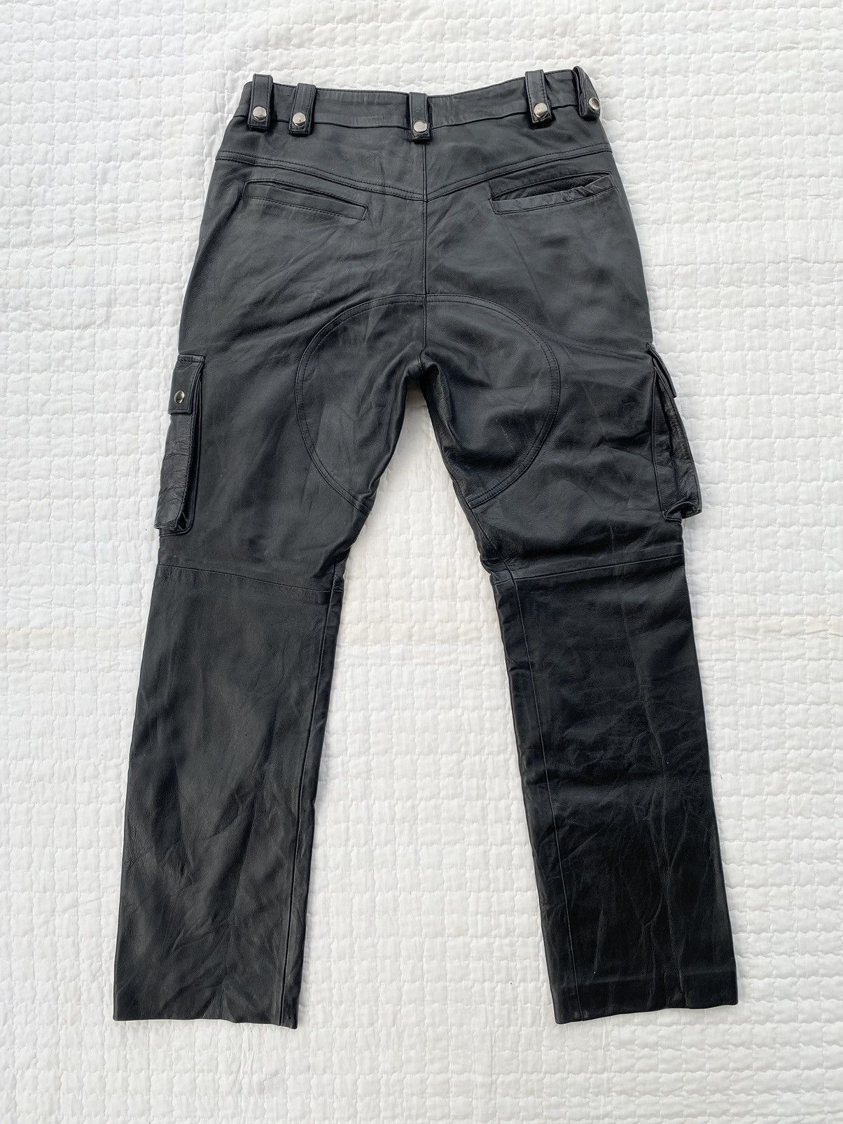 Genuine Leather Vintage Genuine Leather Trouser Pant Size US 33 - 2 Thumbnail
